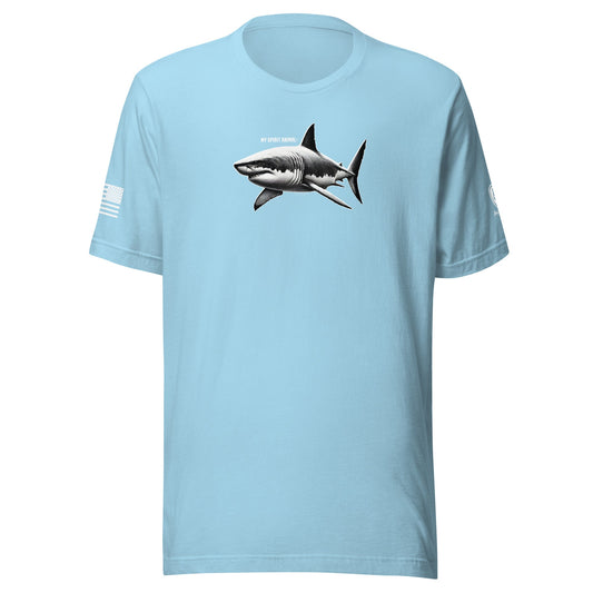Funny Apparel for Men - Spirit Animal T-Shirt – Great White Shark Tee - Rebel Park USA