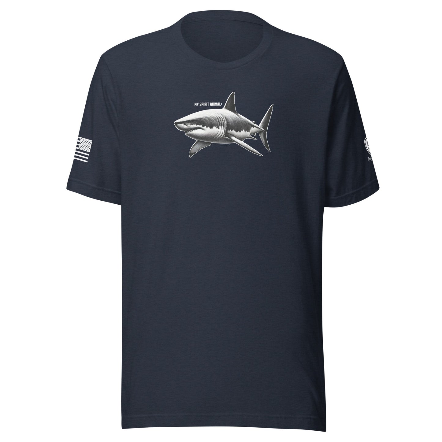 Funny Apparel for Men - Spirit Animal T-Shirt – Great White Shark Tee - Rebel Park USA