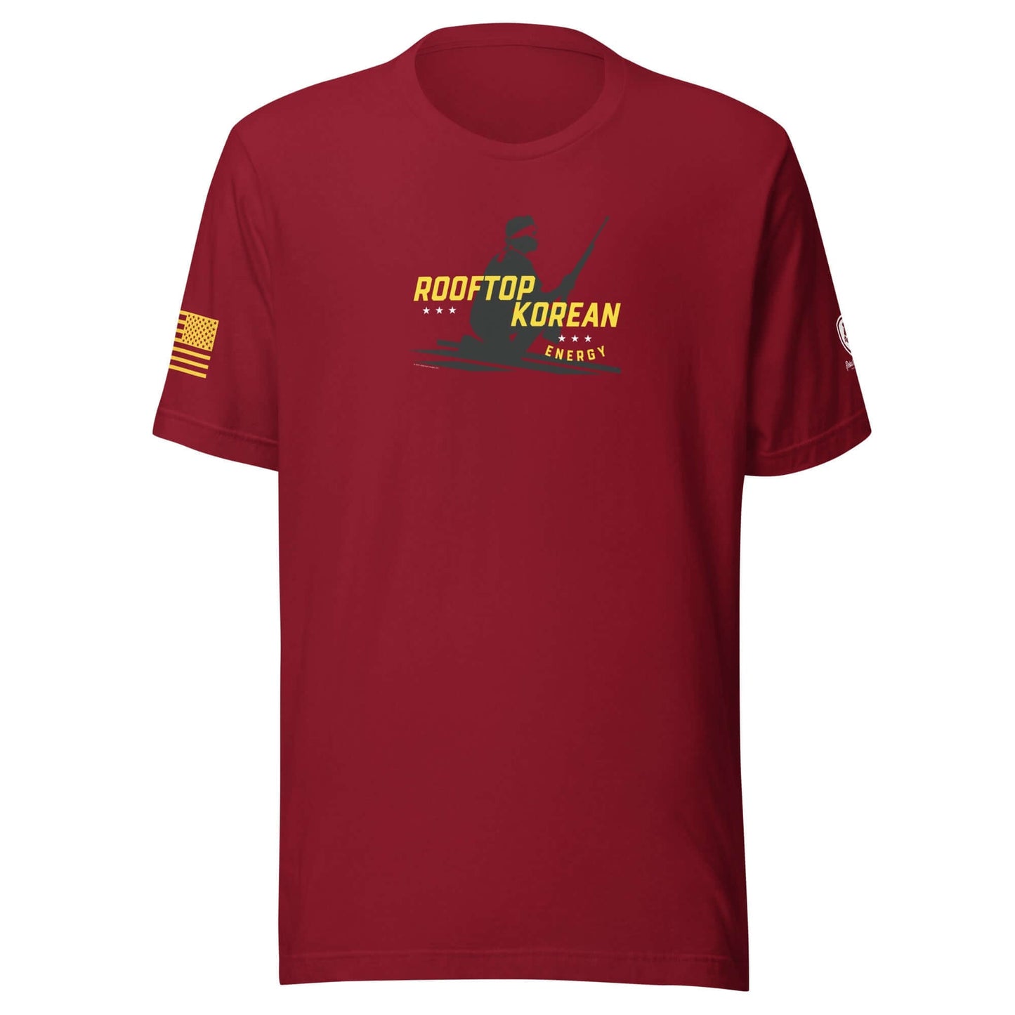 Funny Conservative Tees - Patriotic Shirts - Rooftop Korean Energy Tee - Rebel Park USA