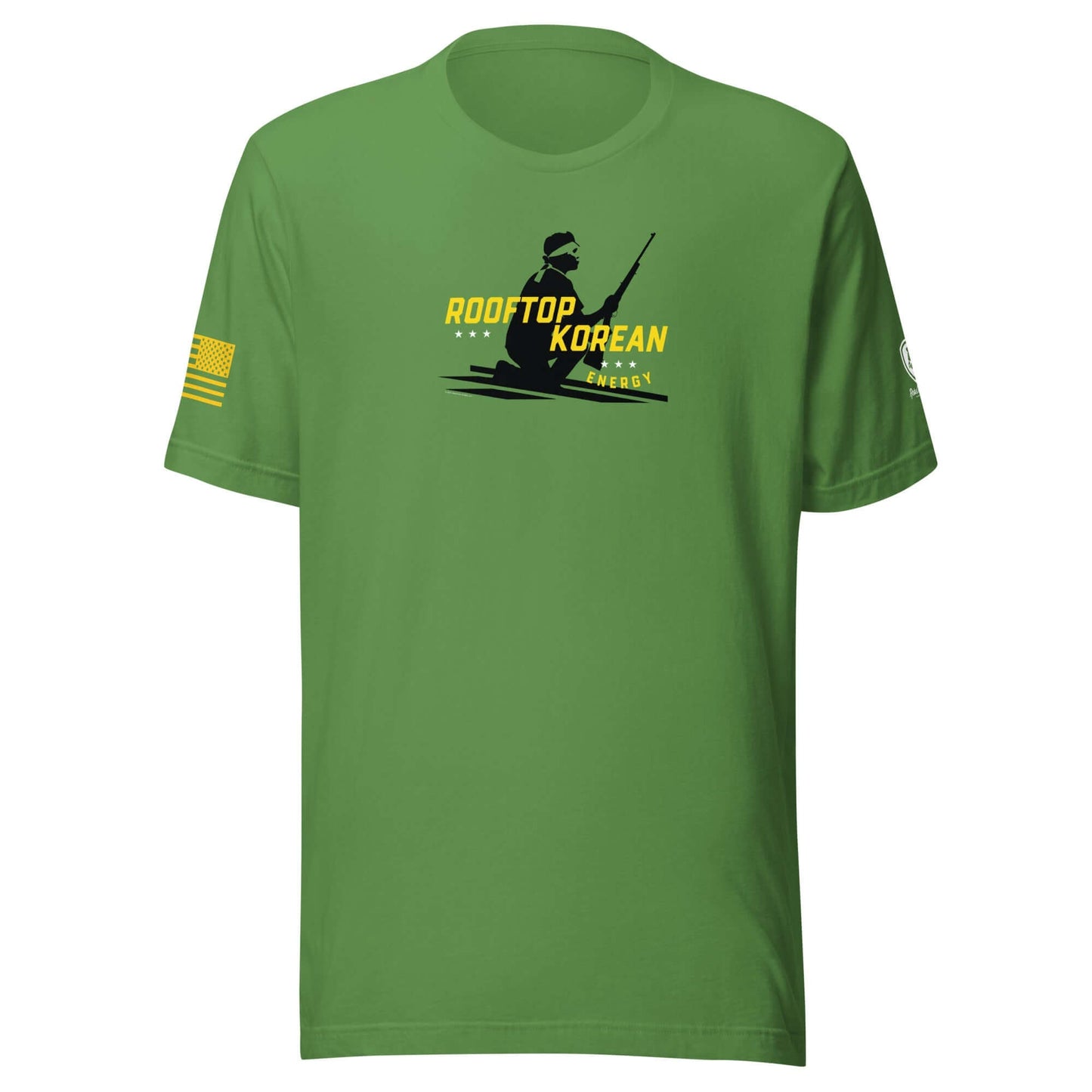 Funny Conservative Tees - Patriotic Shirts - Rooftop Korean Energy Tee - Rebel Park USA