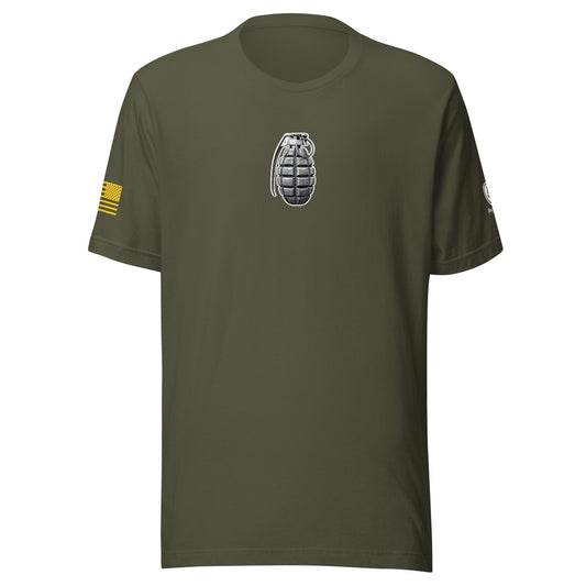 Funny Men's Tee – Satirical Military Shirts - Grenade T-Shirt - Rebel Park USA