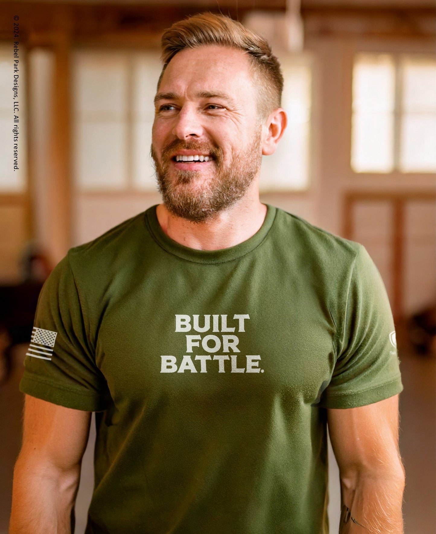 Military Tee – Funny Tees - Built for Battle T-Shirt
