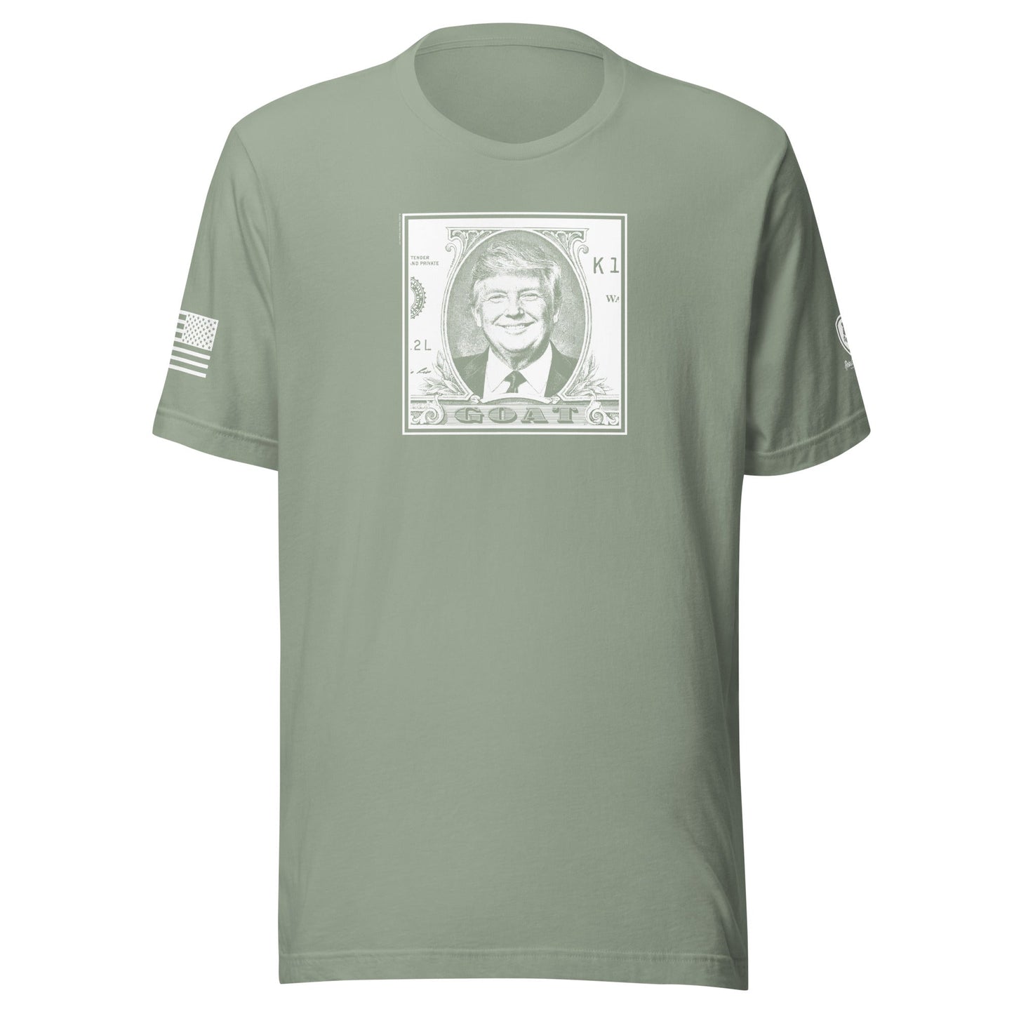 GOAT Trump Shirt - Bold Currency Graphic– Built for Style and Comfort - Rebel Park USA