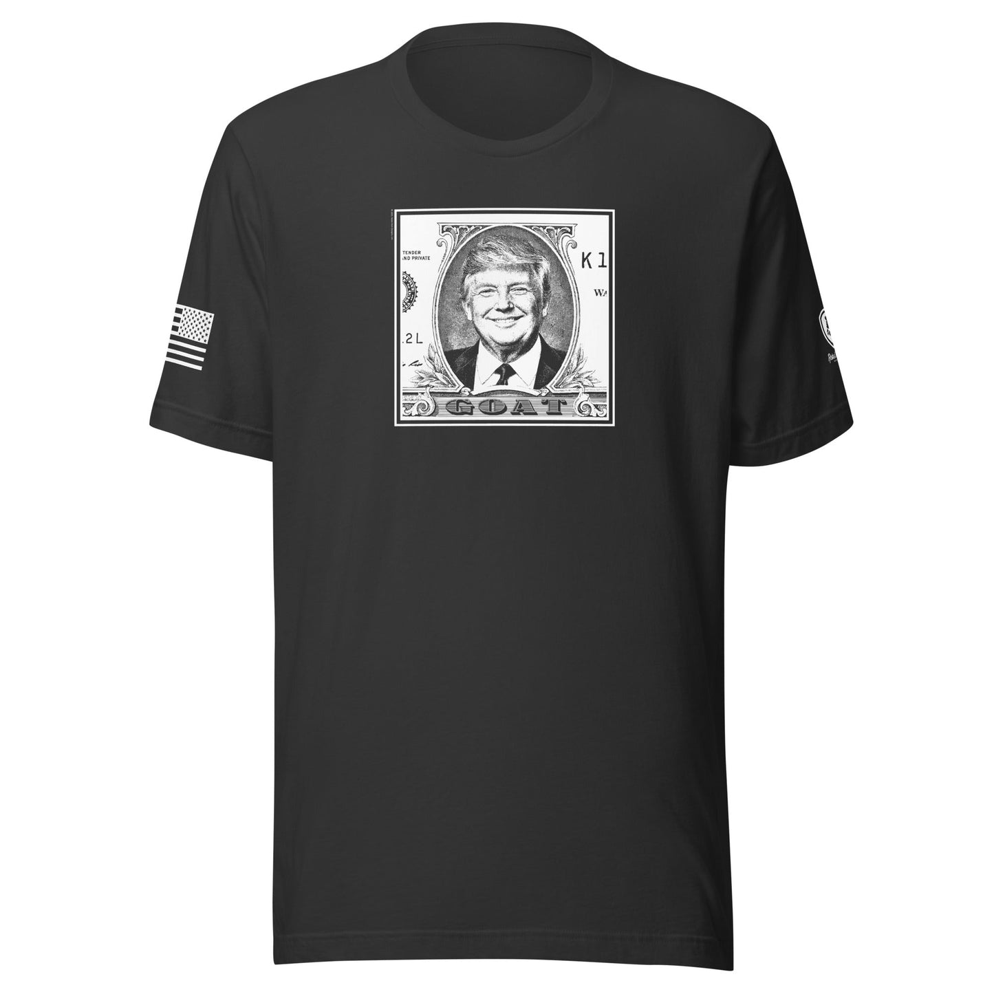 GOAT Trump Shirt - Bold Currency Graphic– Built for Style and Comfort - Rebel Park USA
