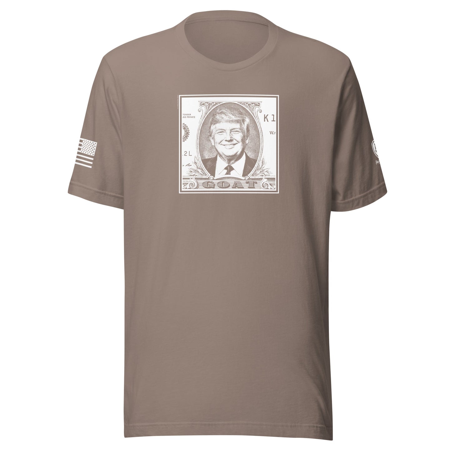 GOAT Trump Shirt - Bold Currency Graphic– Built for Style and Comfort - Rebel Park USA