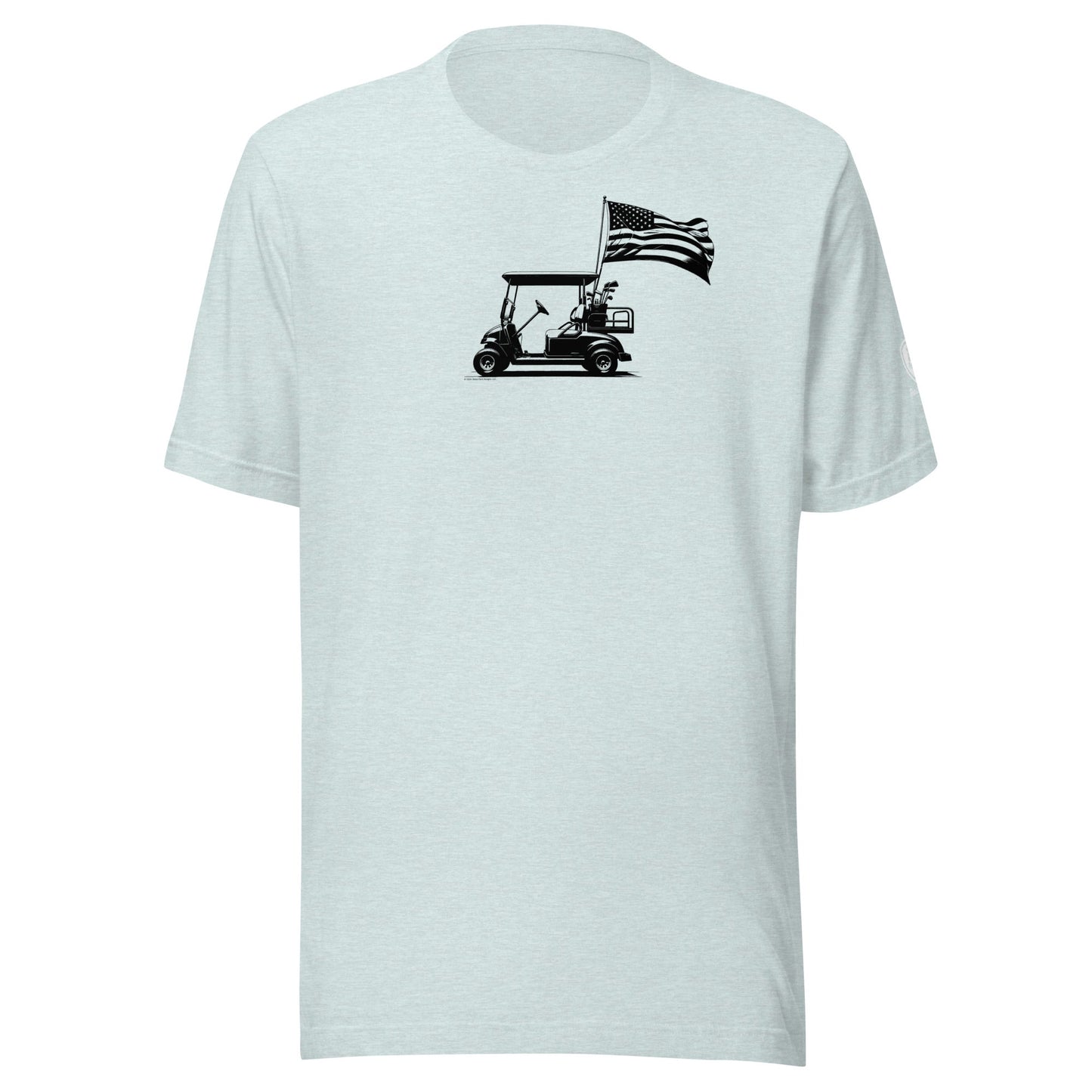 Golf T-Shirt – MAGA Funny T-Shirts - Patriotic Golf Cart Tee - Rebel Park USA