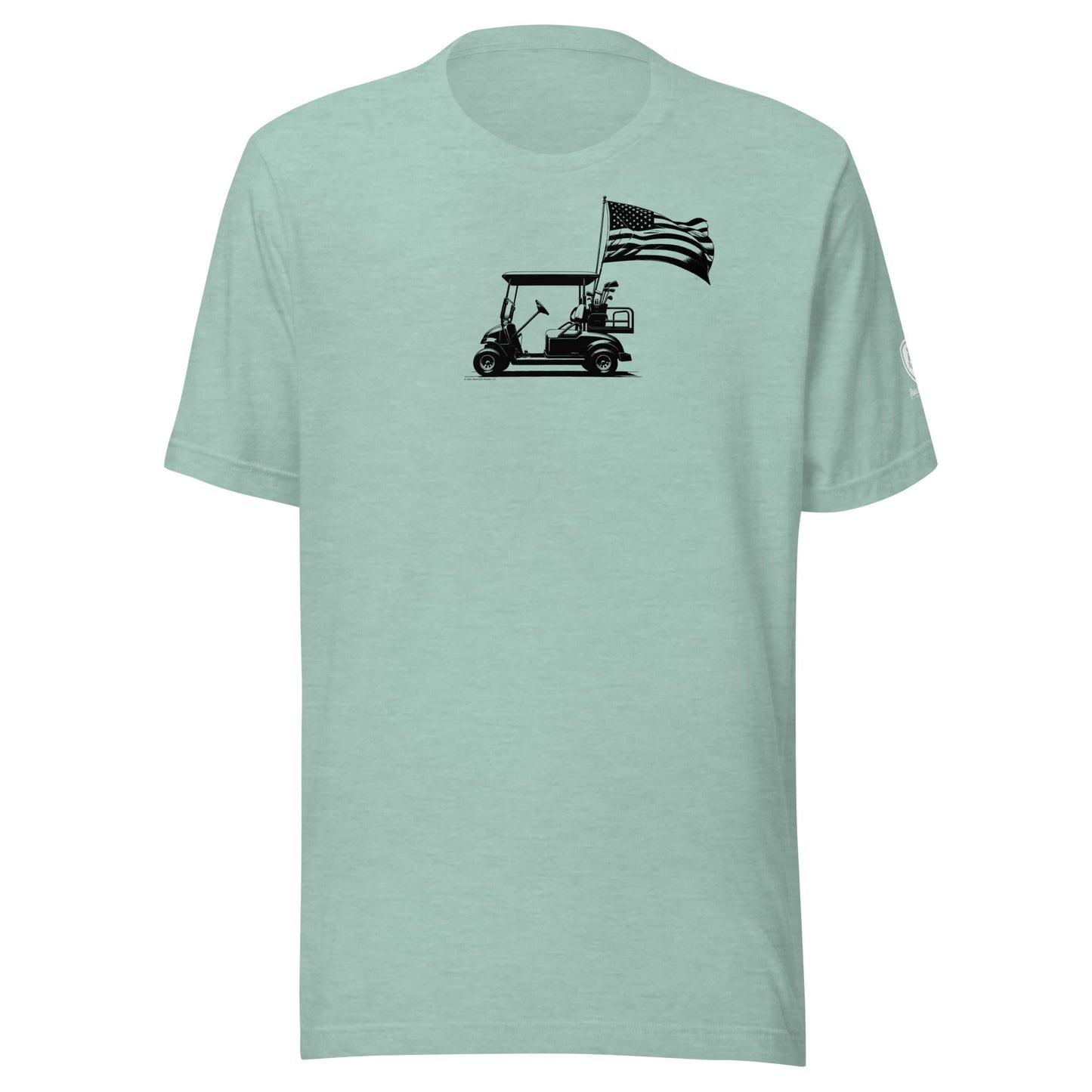 Golf T-Shirt – MAGA Funny T-Shirts - Patriotic Golf Cart Tee - Rebel Park USA