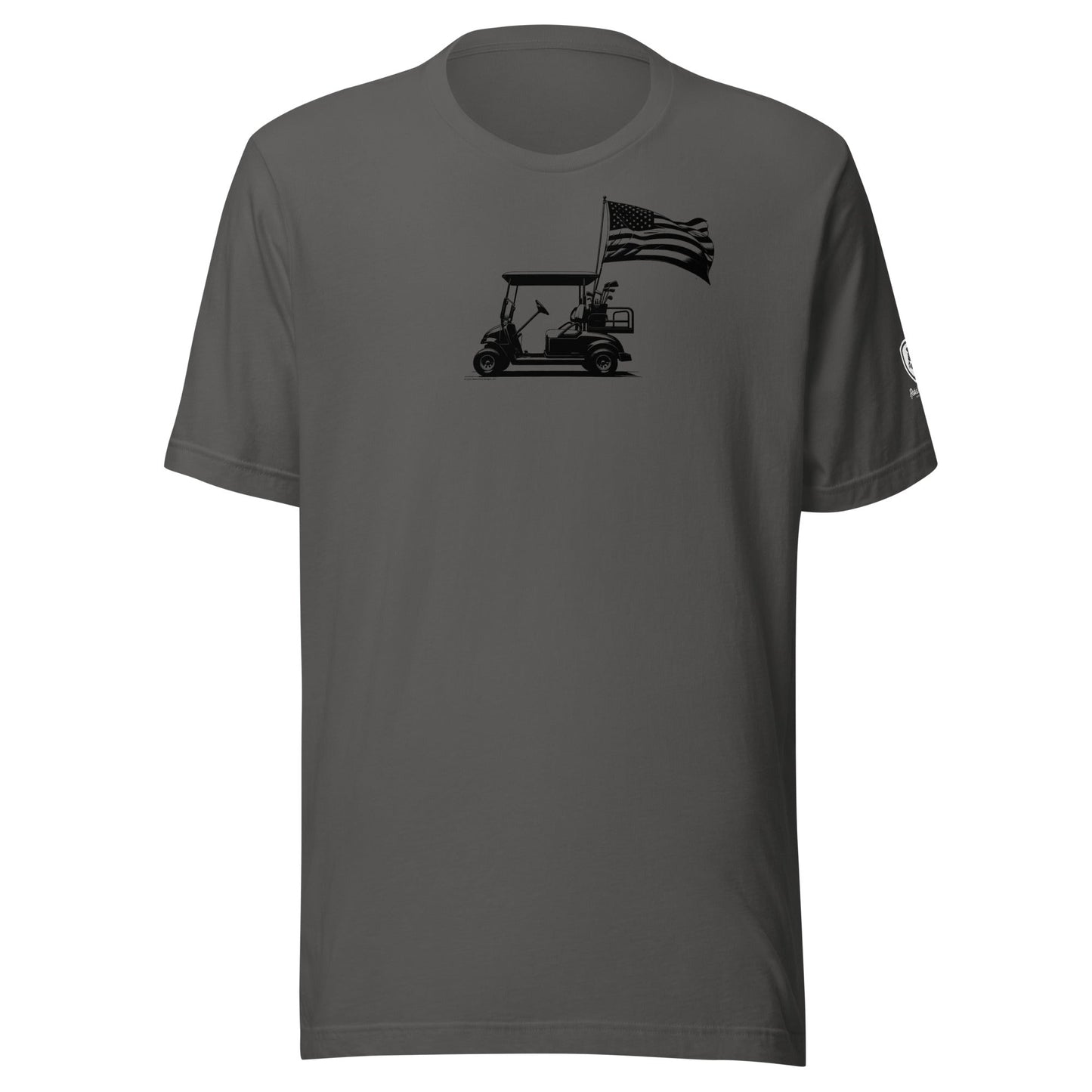 Golf T-Shirt – MAGA Funny T-Shirts - Patriotic Golf Cart Tee - Rebel Park USA