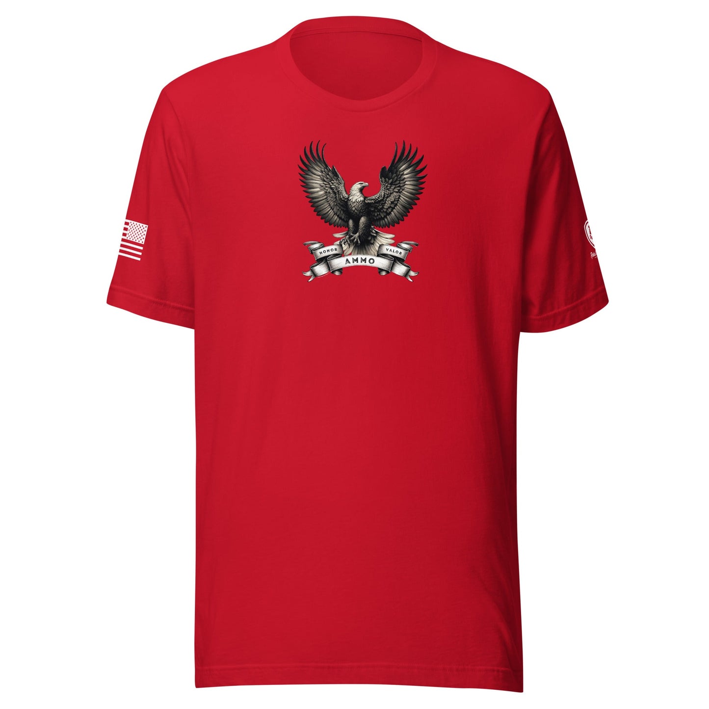 Honor Valor Ammo T-Shirt – Funny 2nd Amendment Patriotic Shirt - Rebel Park USA