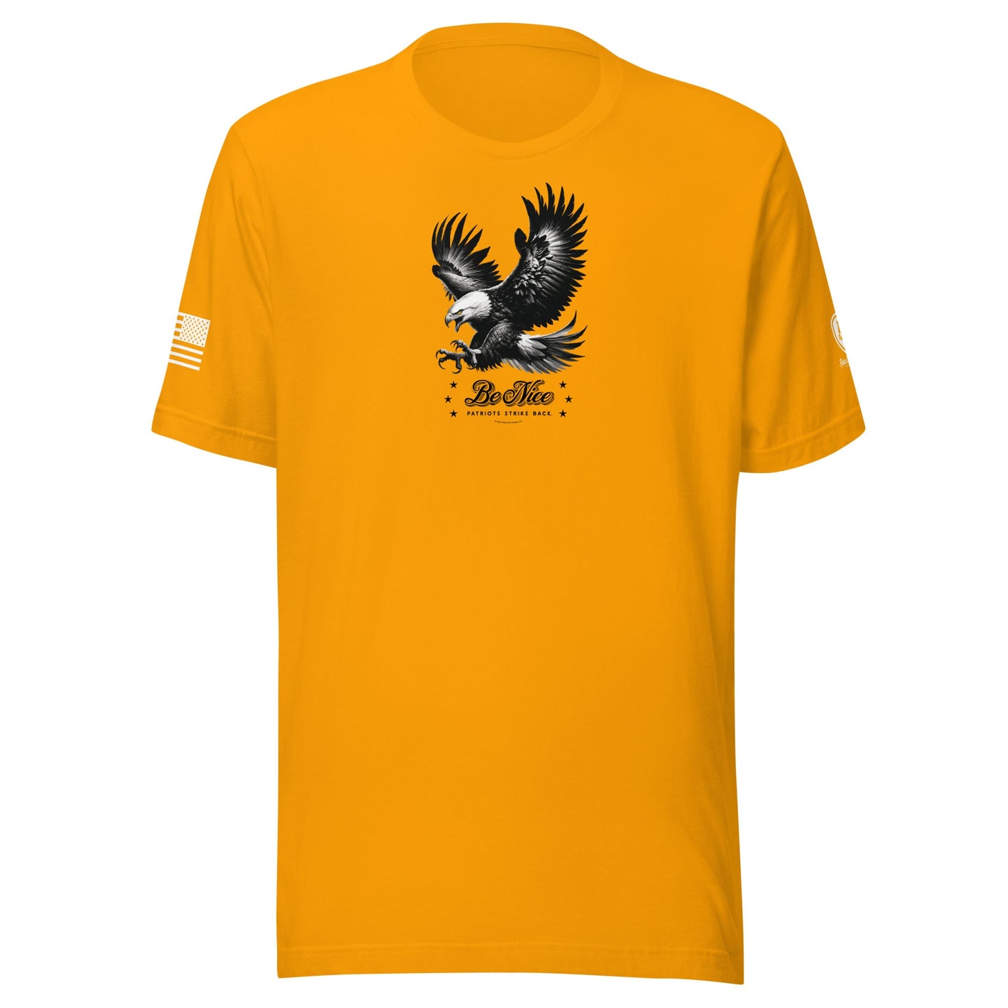 MAGA Tee – Conservative Shirts - Be Nice - Patriots Strike Back Shirt - Rebel Park USA
