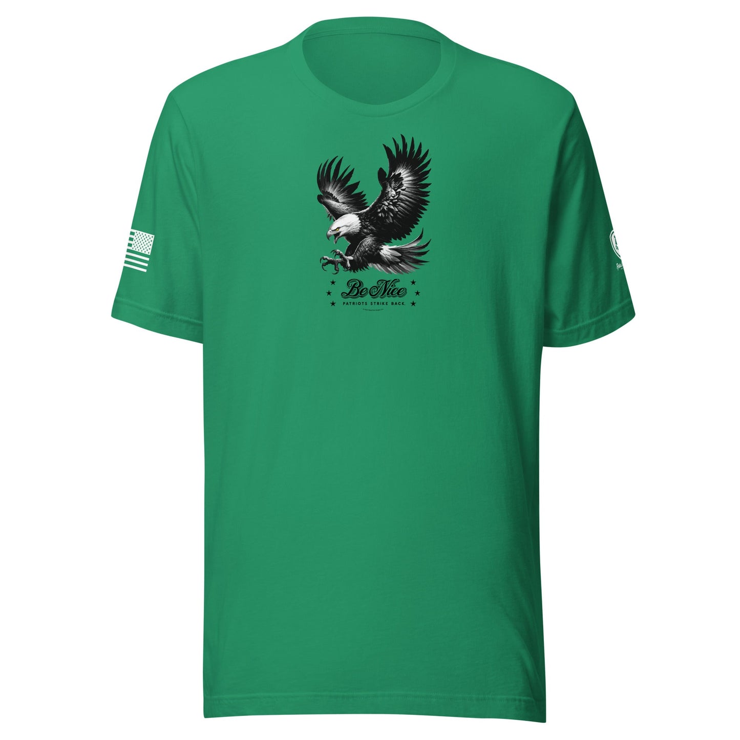 MAGA Tee – Conservative Shirts - Be Nice - Patriots Strike Back Shirt - Rebel Park USA