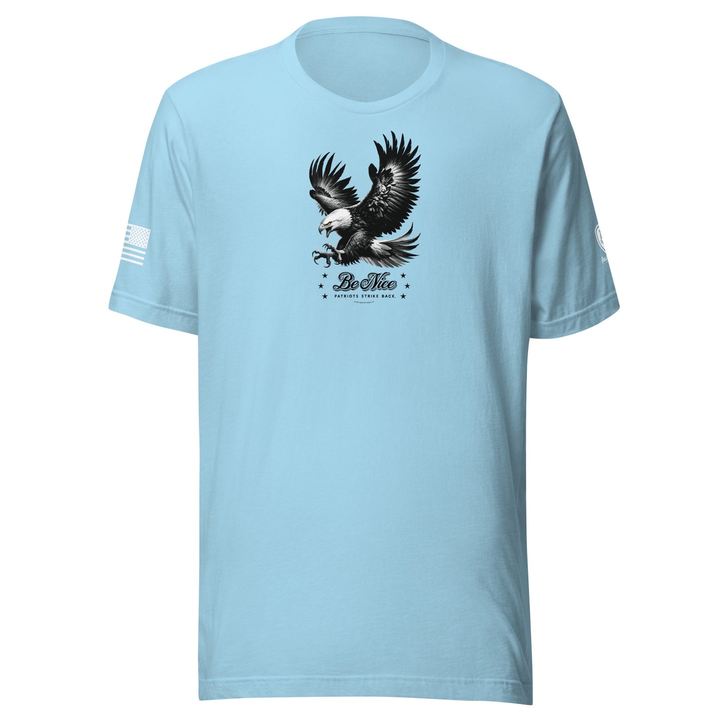 MAGA Tee – Conservative Shirts - Be Nice - Patriots Strike Back Shirt - Rebel Park USA