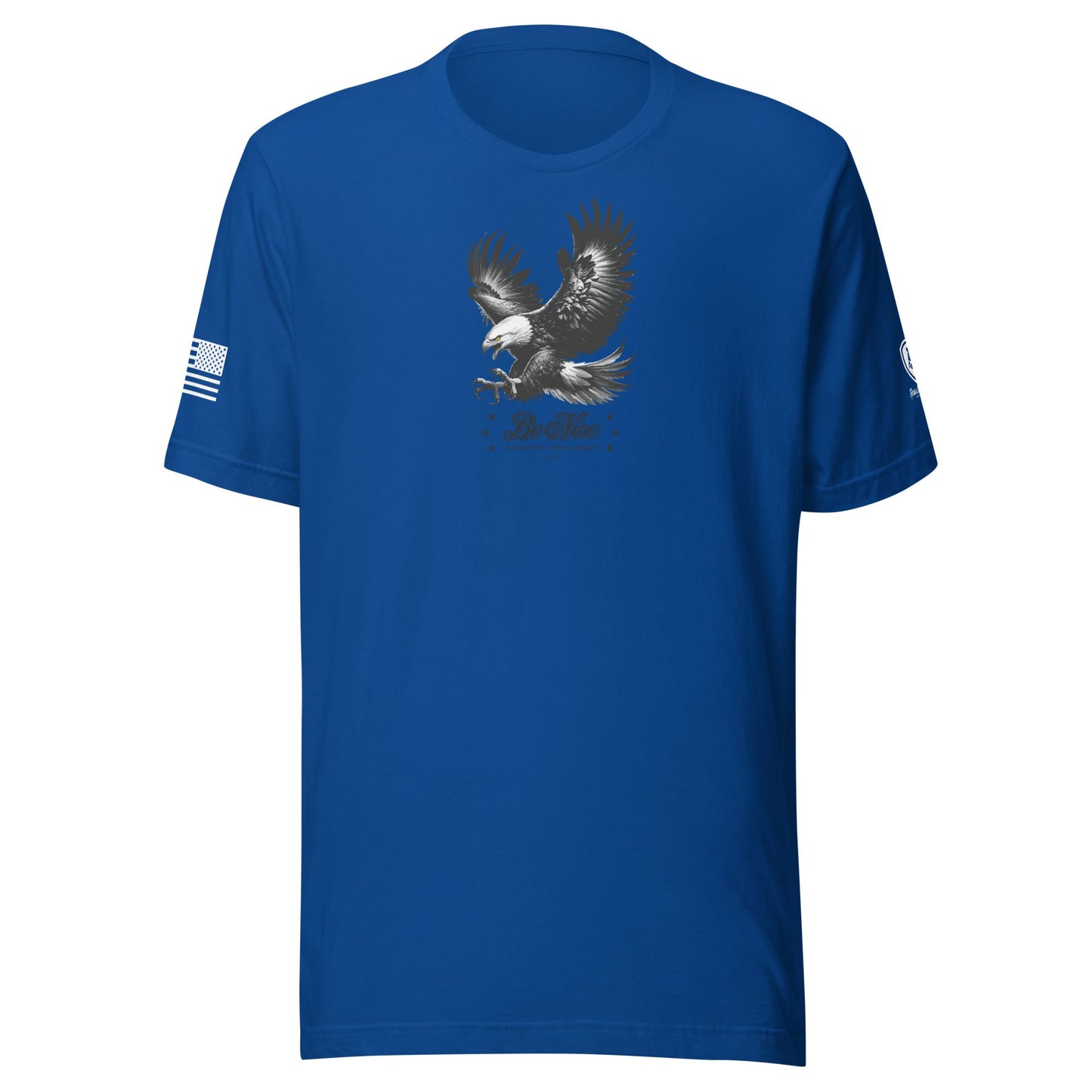 MAGA Tee – Conservative Shirts - Be Nice - Patriots Strike Back Shirt - Rebel Park USA