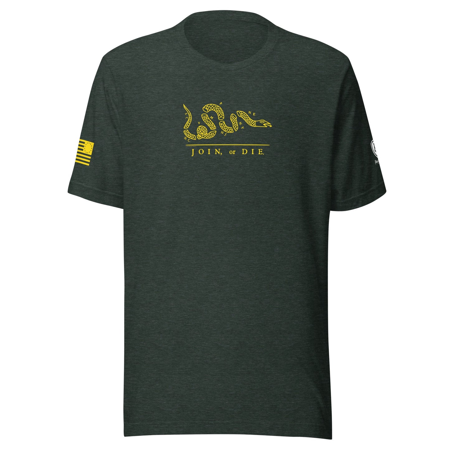 Military Shirts for Men - American Revolution Tee - Join or Die Tee - Rebel Park USA