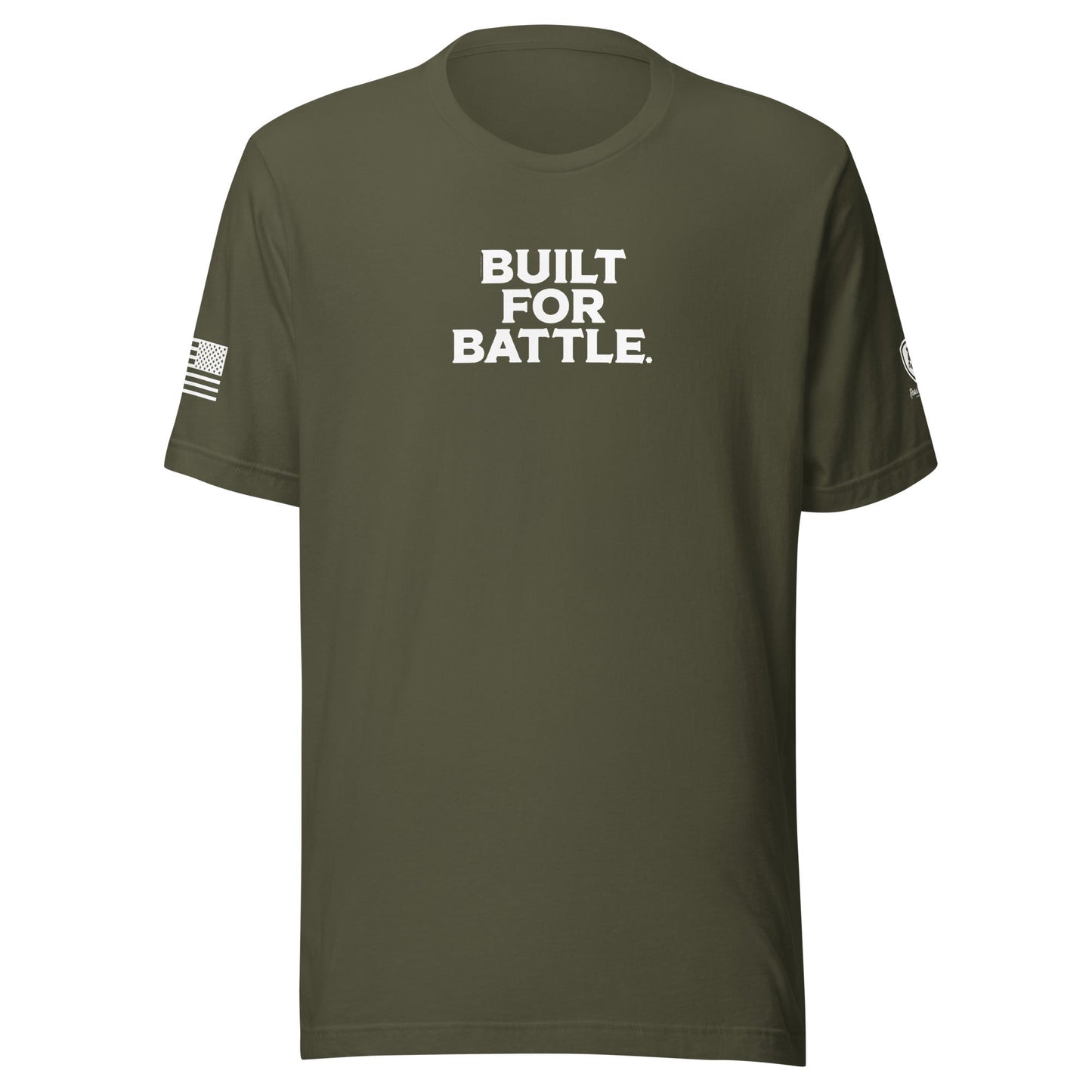 Military Style Patriotic Tee – Funny Tees - Built for Battle T-Shirt - Rebel Park USA