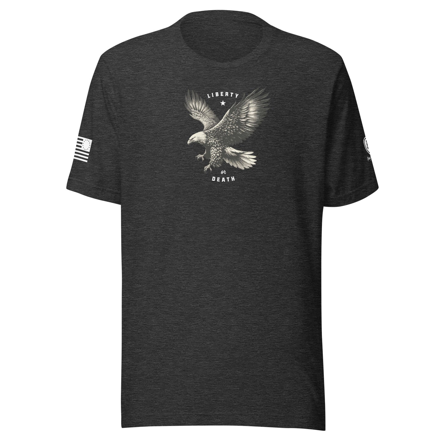 Military T-Shirt - Patriotic American Tee – Liberty or Death T-Shirt - Rebel Park USA