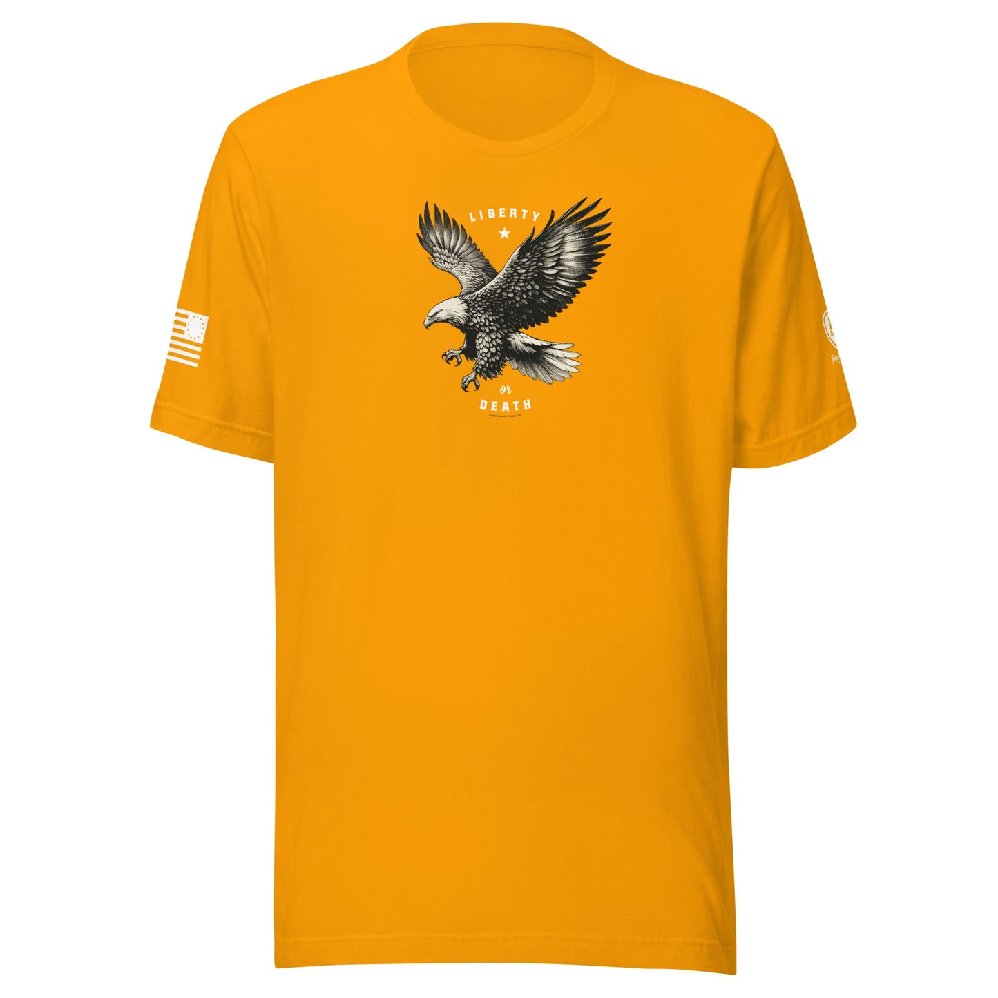 Military T-Shirt - Patriotic American Tee – Liberty or Death T-Shirt - Rebel Park USA