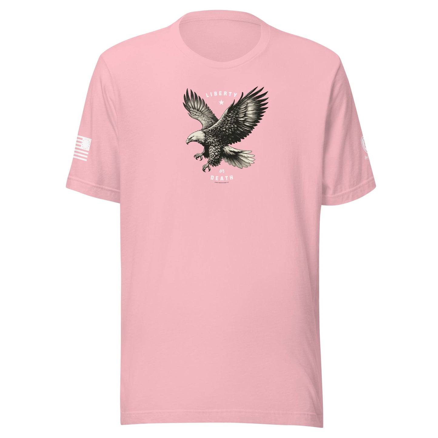 Military T-Shirt - Patriotic American Tee – Liberty or Death T-Shirt - Rebel Park USA