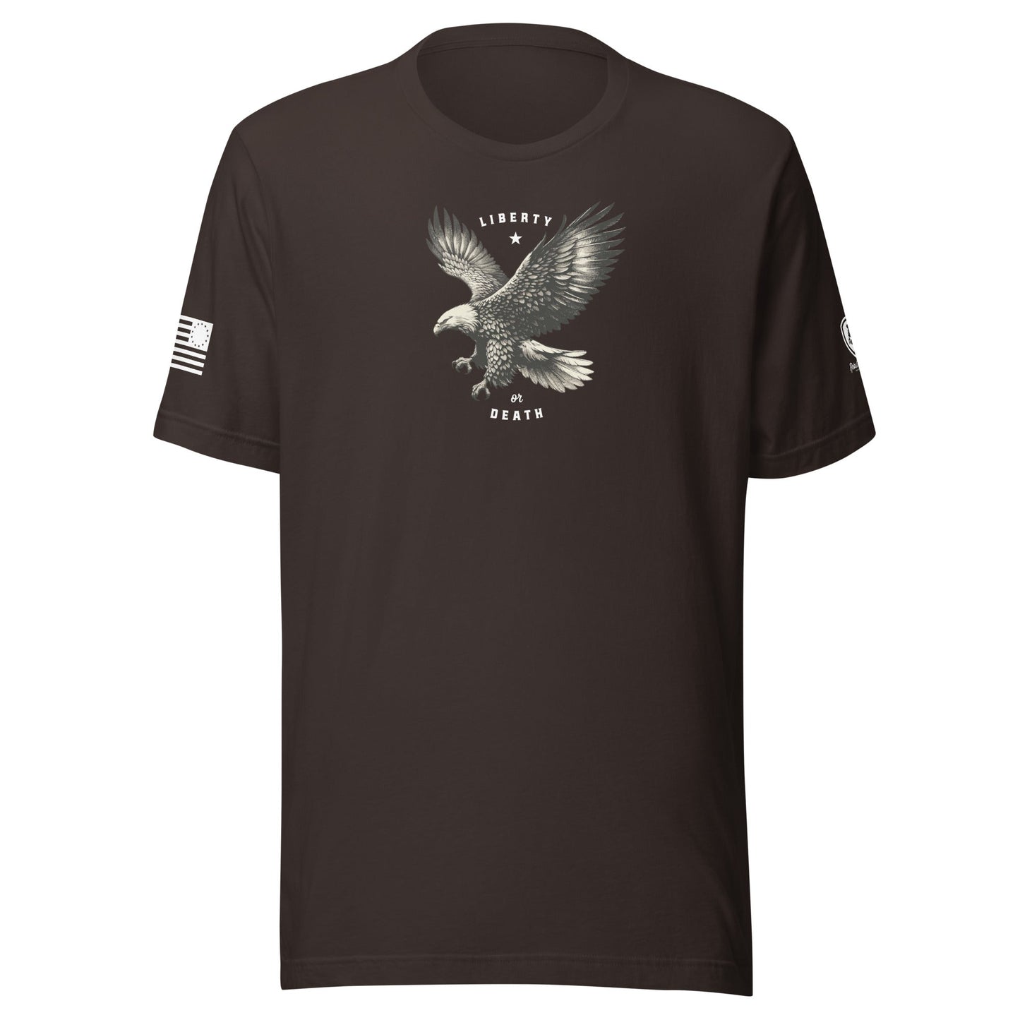 Military T-Shirt - Patriotic American Tee – Liberty or Death T-Shirt - Rebel Park USA