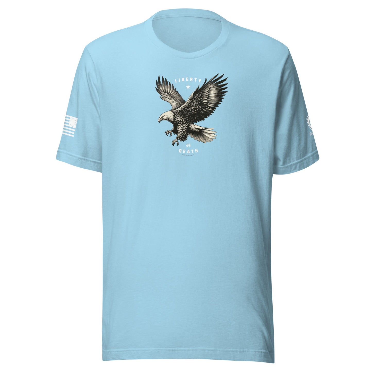 Military T-Shirt - Patriotic American Tee – Liberty or Death T-Shirt - Rebel Park USA