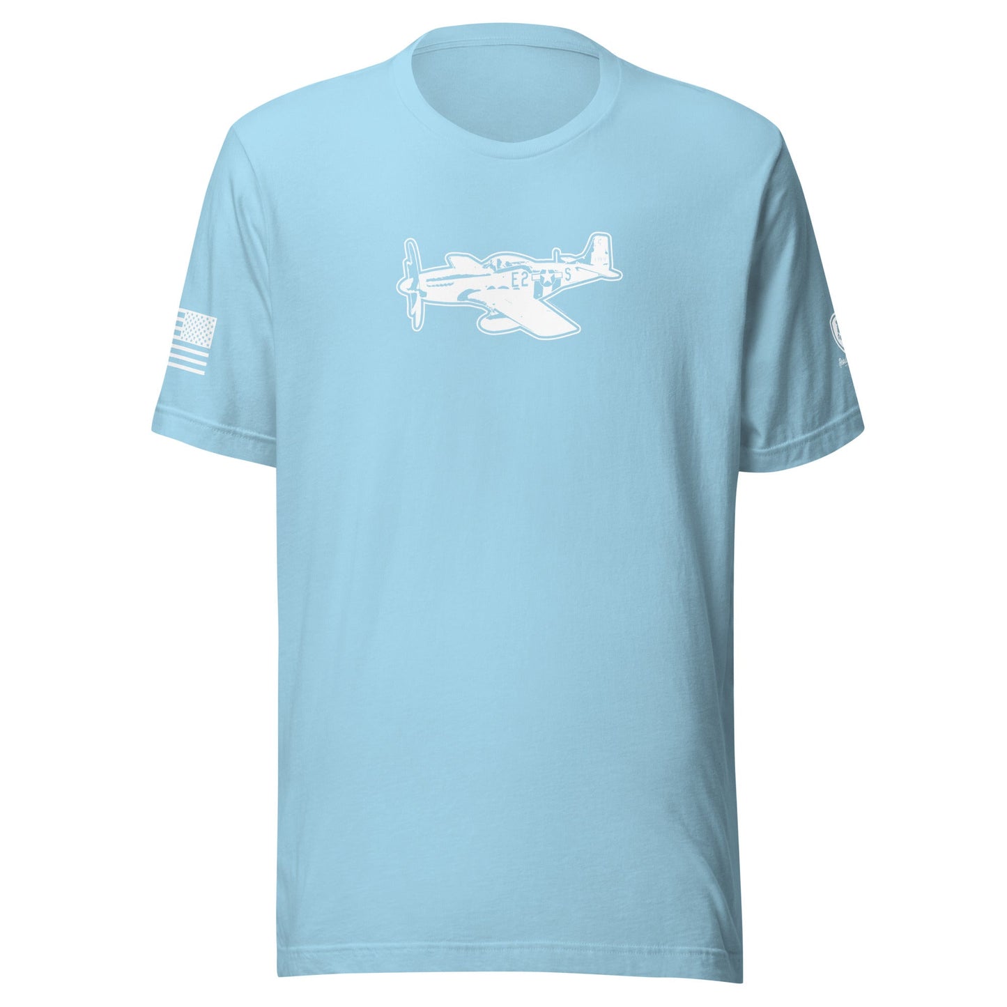 Military Tee - P - 51 Mustang – Vintage Warbird Tee – WWII Shirt for Men - Rebel Park USA