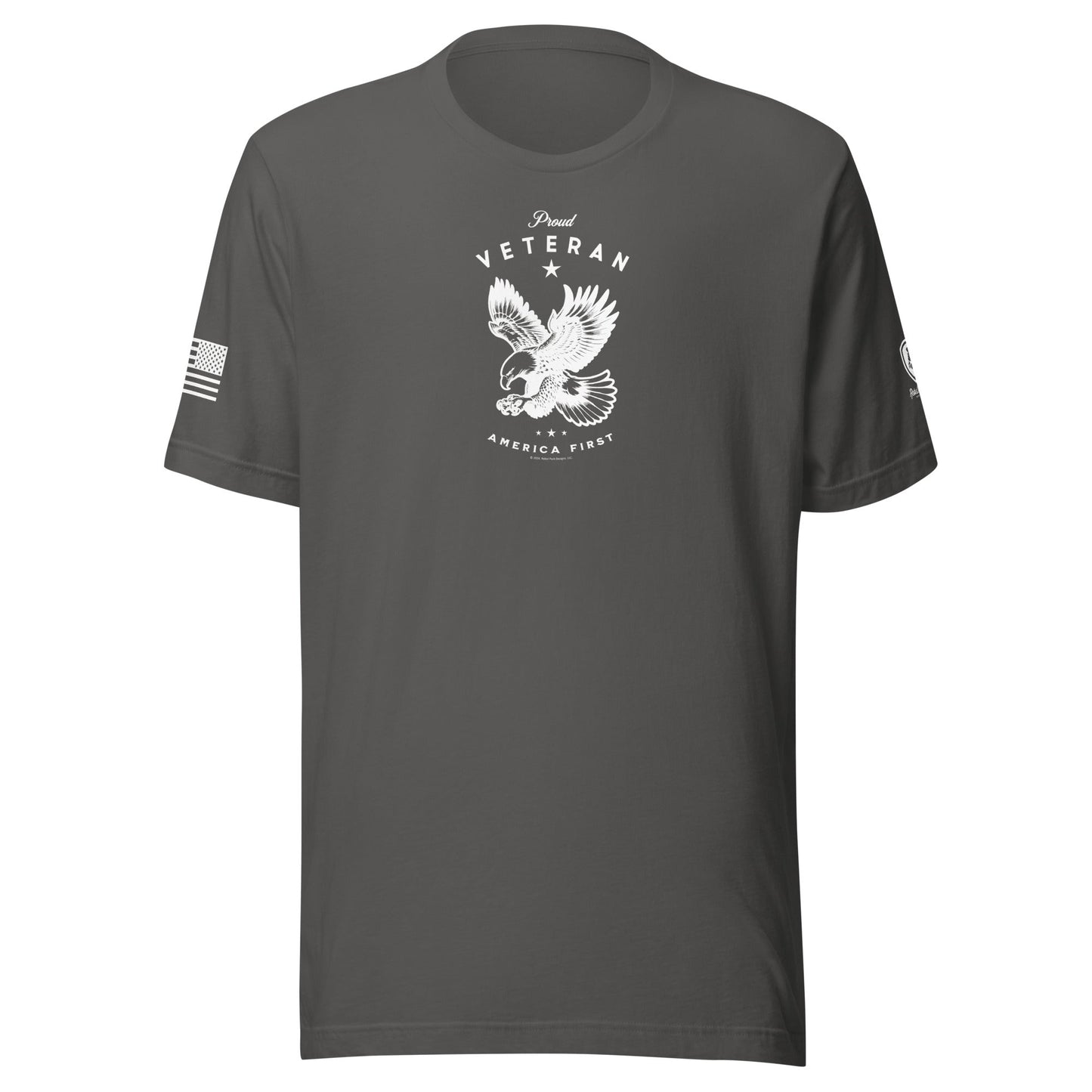 Proud Veteran T-Shirt – Patriotic Tee for Men - Military Tee for Men - Rebel Park USA