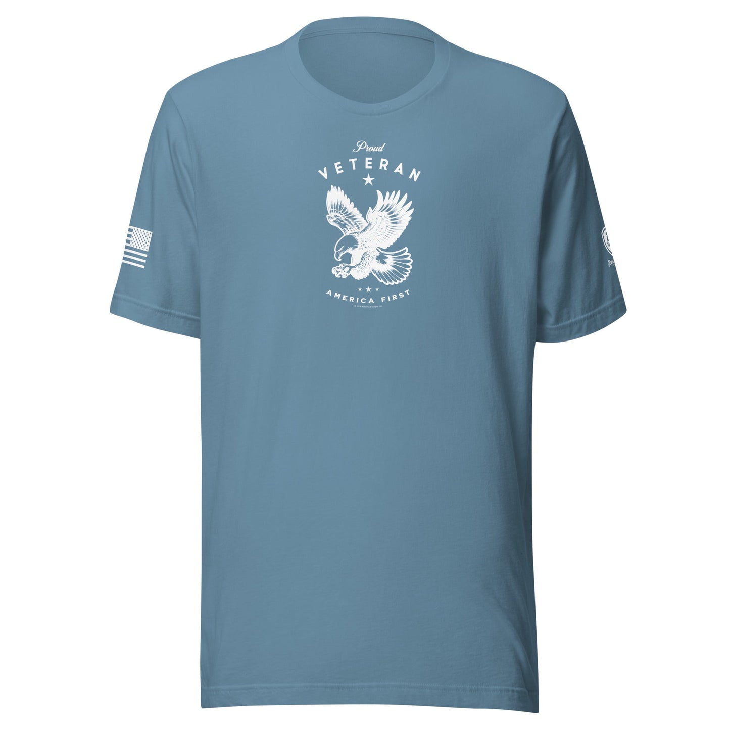 Proud Veteran T-Shirt – Patriotic Tee for Men - Military Tee for Men - Rebel Park USA
