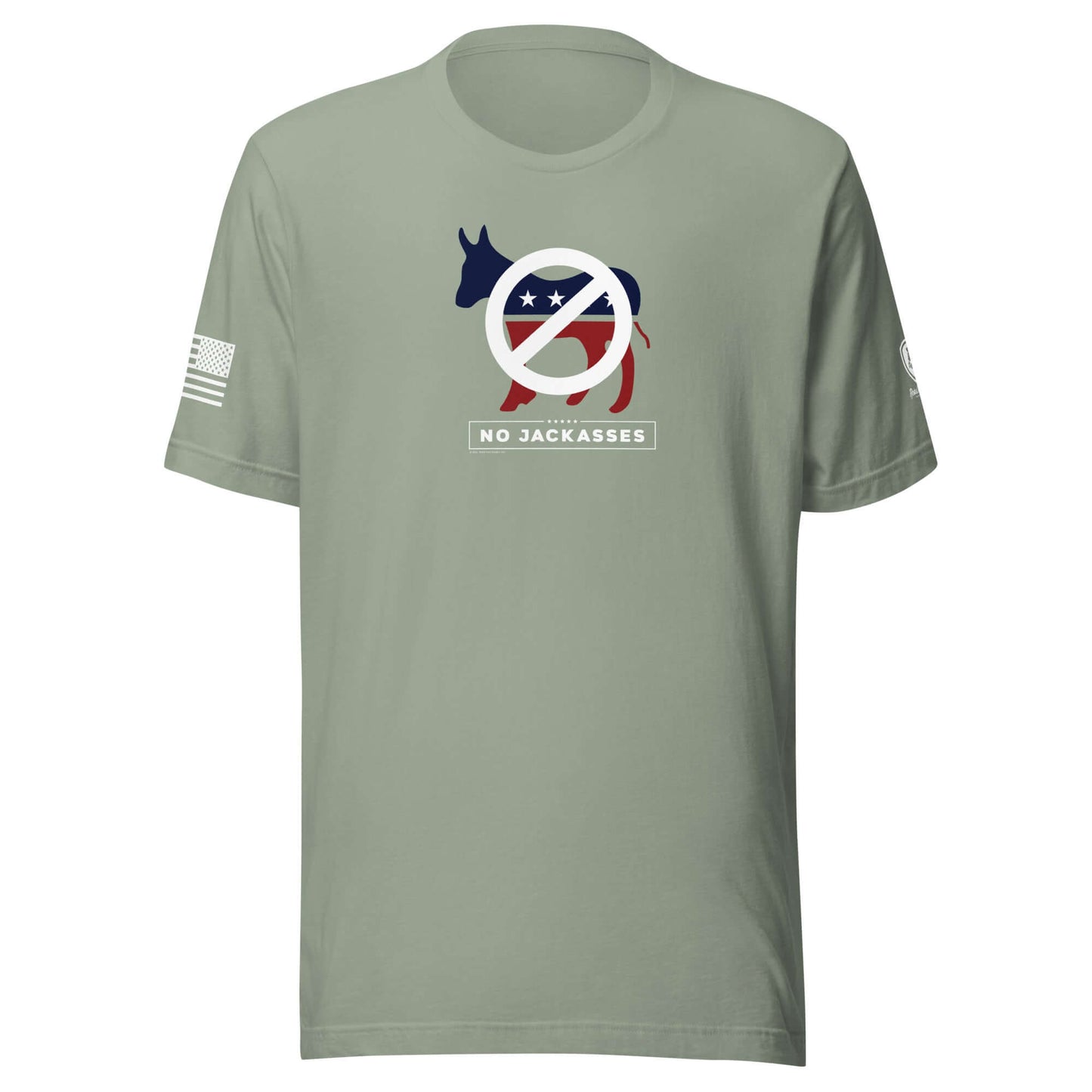 Republican T-Shirts for Men - Conservative tees - No Jackasses - Shirt - Rebel Park USA
