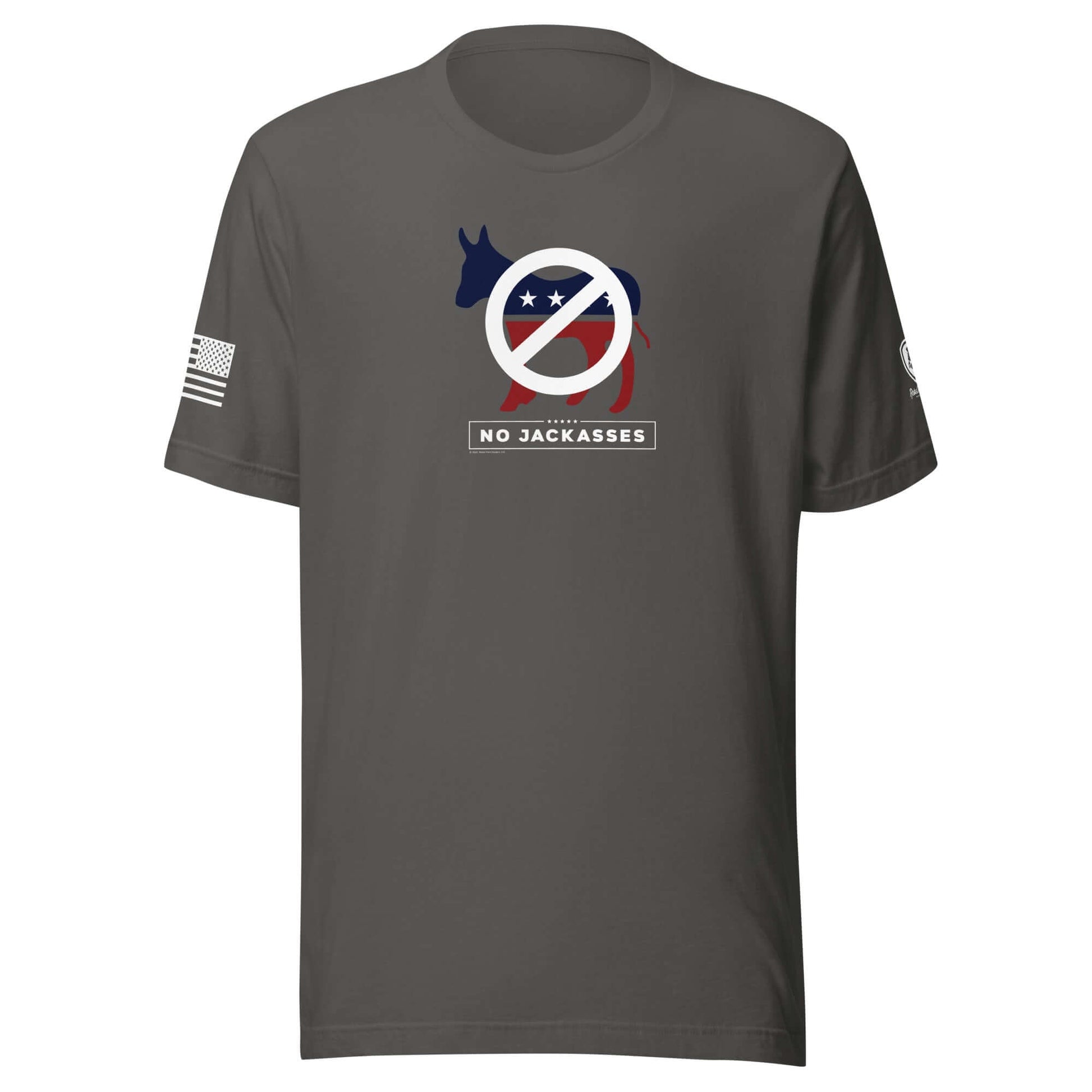 Republican T-Shirts for Men - Conservative tees - No Jackasses - Shirt - Rebel Park USA