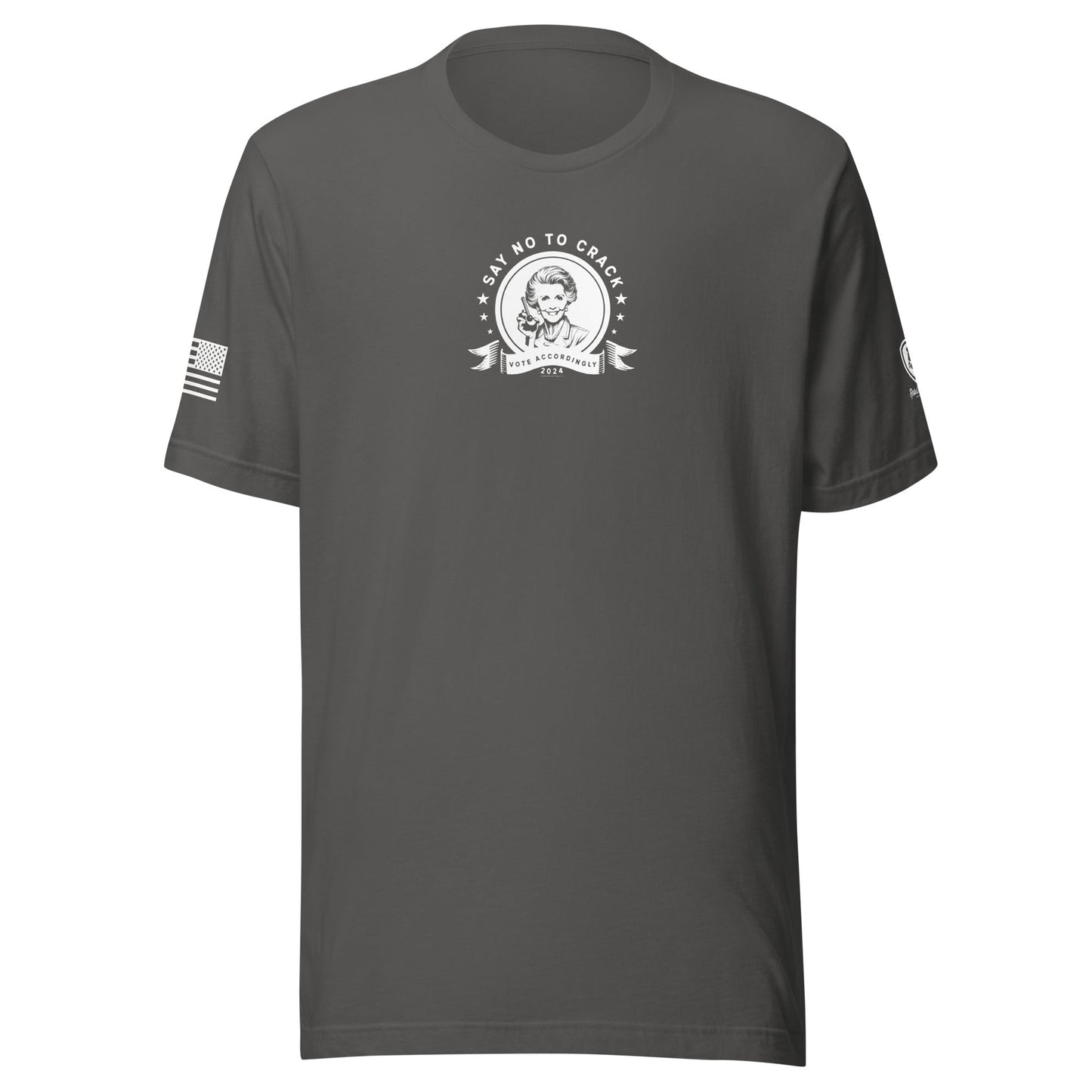 Republican T-Shirts - Satirical MAGA Tees - "Say No To Crack" Shirt - Rebel Park USA