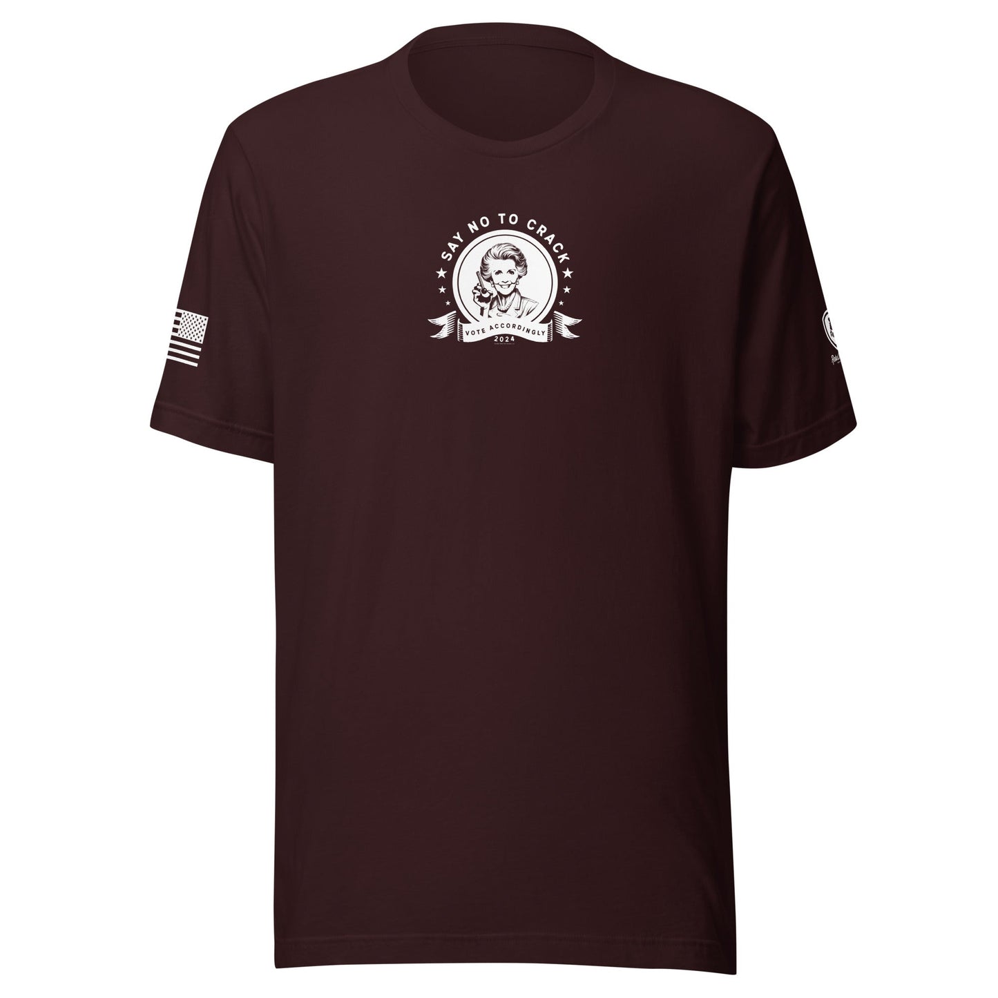 Republican T-Shirts - Satirical MAGA Tees - "Say No To Crack" Shirt - Rebel Park USA