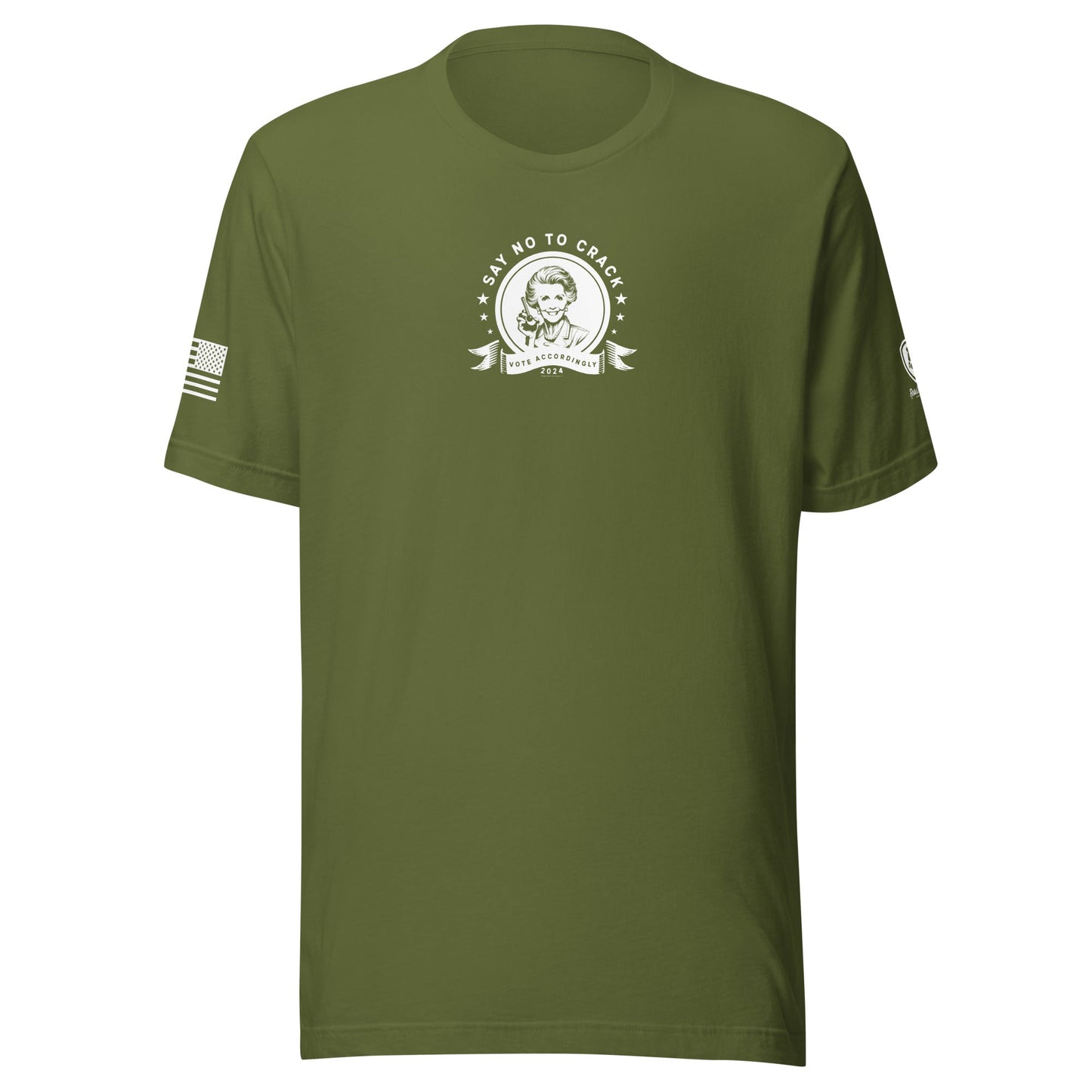 Republican T-Shirts - Satirical MAGA Tees - "Say No To Crack" Shirt - Rebel Park USA