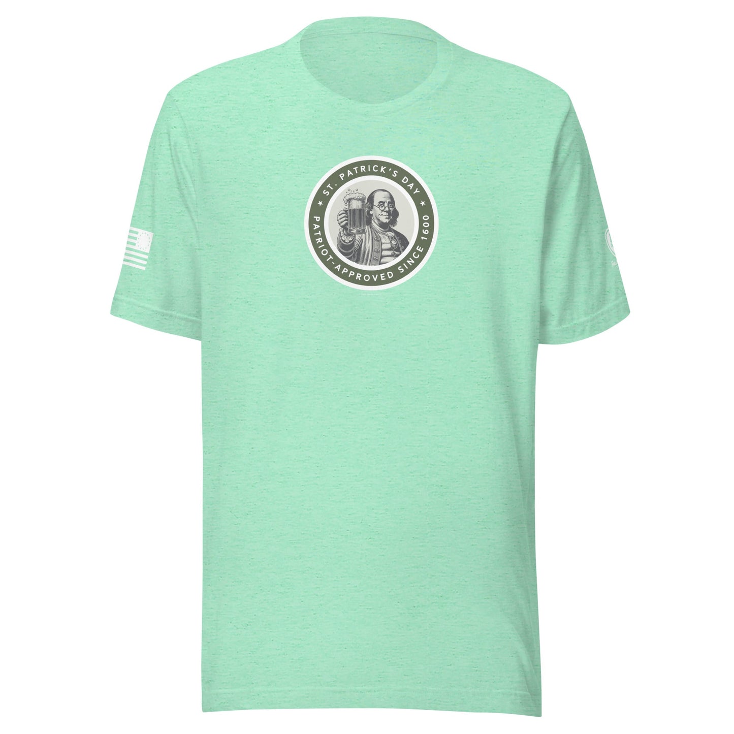 St. Paddys Day Tee - St. Patricks Day - Patriot - Approved Since 1600 - Rebel Park USA