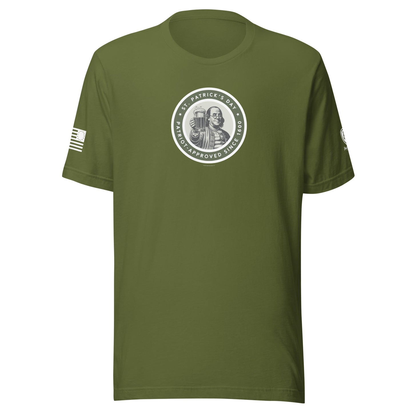 St. Paddys Day Tee - St. Patricks Day - Patriot - Approved Since 1600 - Rebel Park USA
