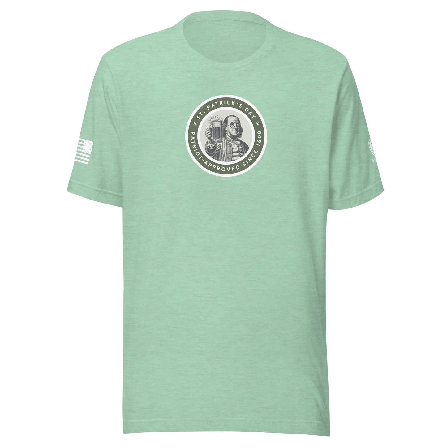 St. Paddys Day Tee - St. Patricks Day - Patriot - Approved Since 1600 - Rebel Park USA