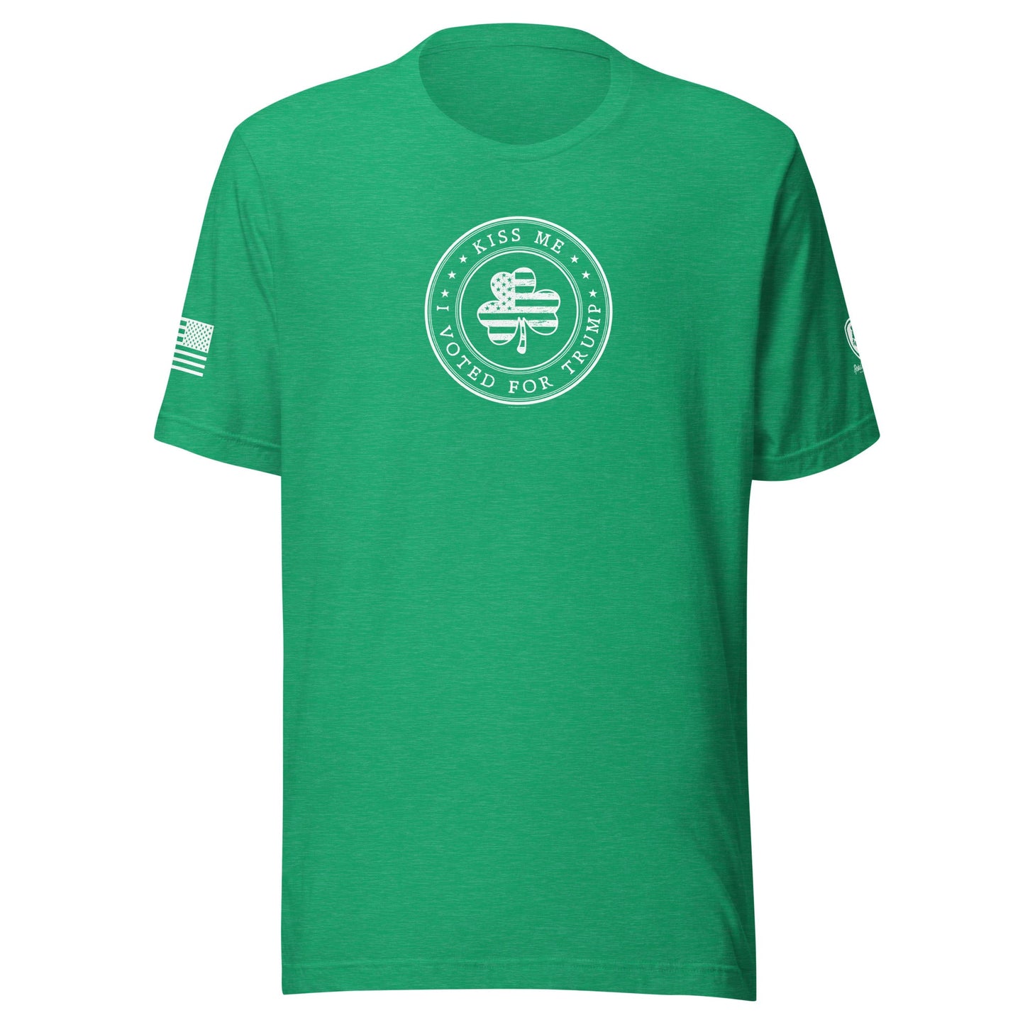 St. Patricks Day Tee - MAGA T-Shirt - Kiss Me - I Voted for Trump - Rebel Park USA