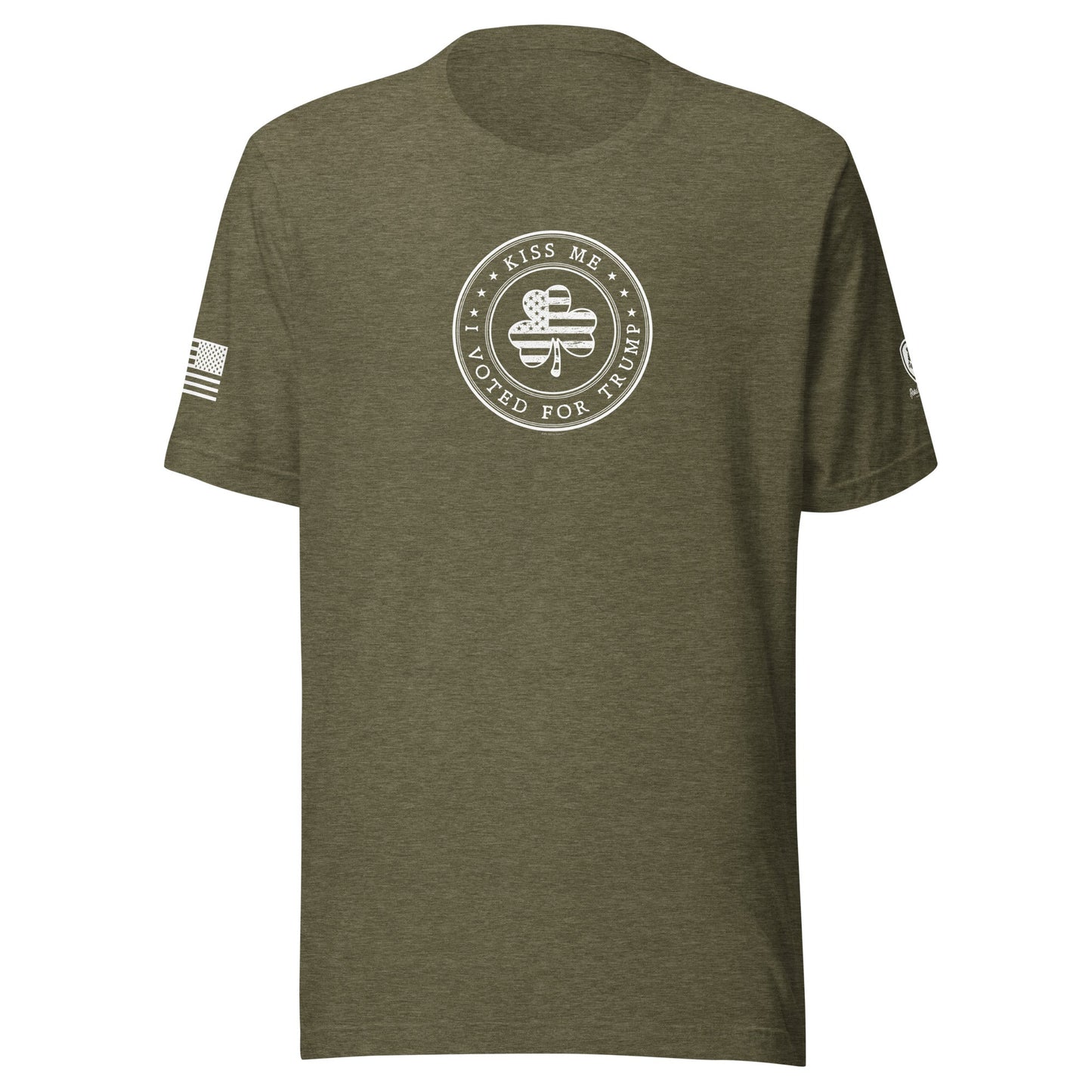St. Patricks Day Tee - MAGA T-Shirt - Kiss Me - I Voted for Trump - Rebel Park USA