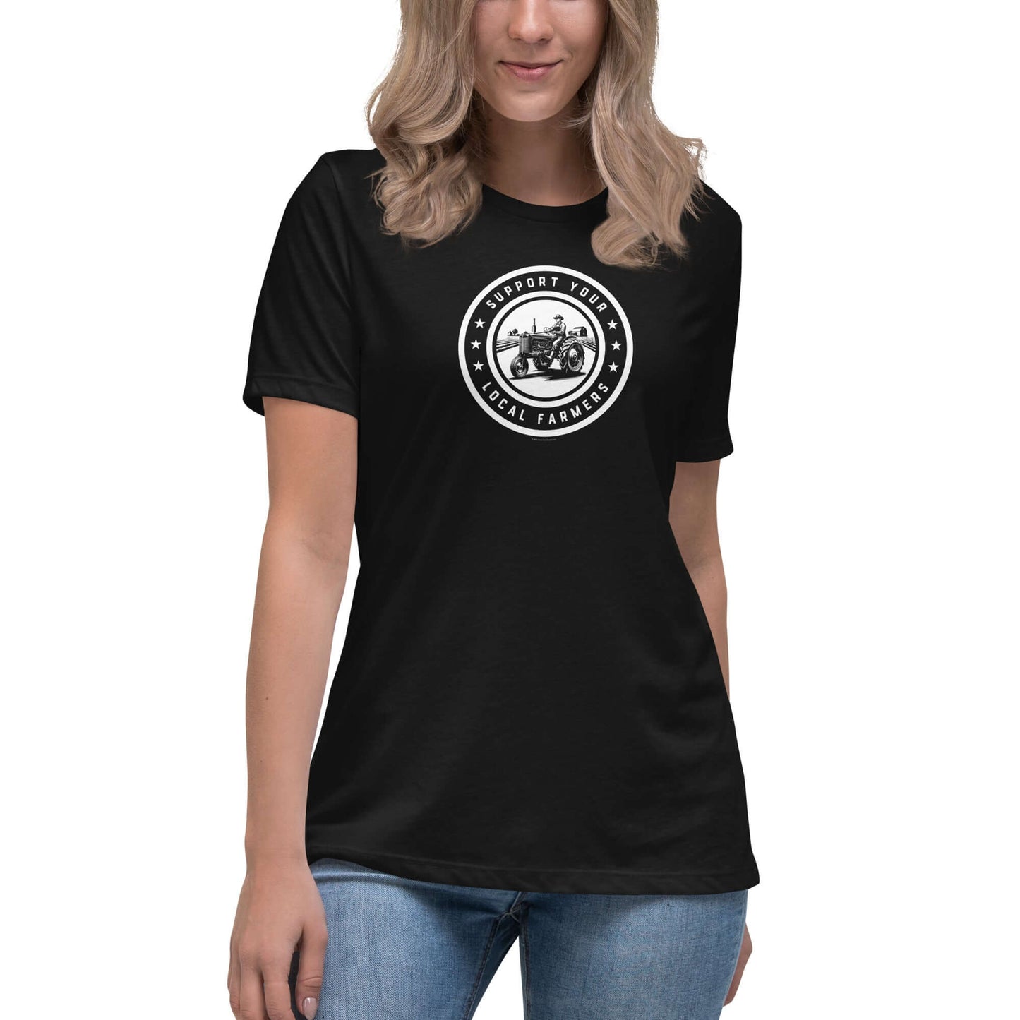 Support Your Local Farmers Womens T-Shirt – Patriotic Conservative Tee - Rebel Park USA