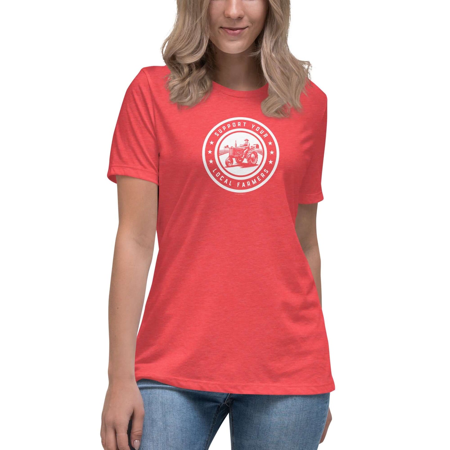 Support Your Local Farmers Womens T-Shirt – Patriotic Conservative Tee - Rebel Park USA