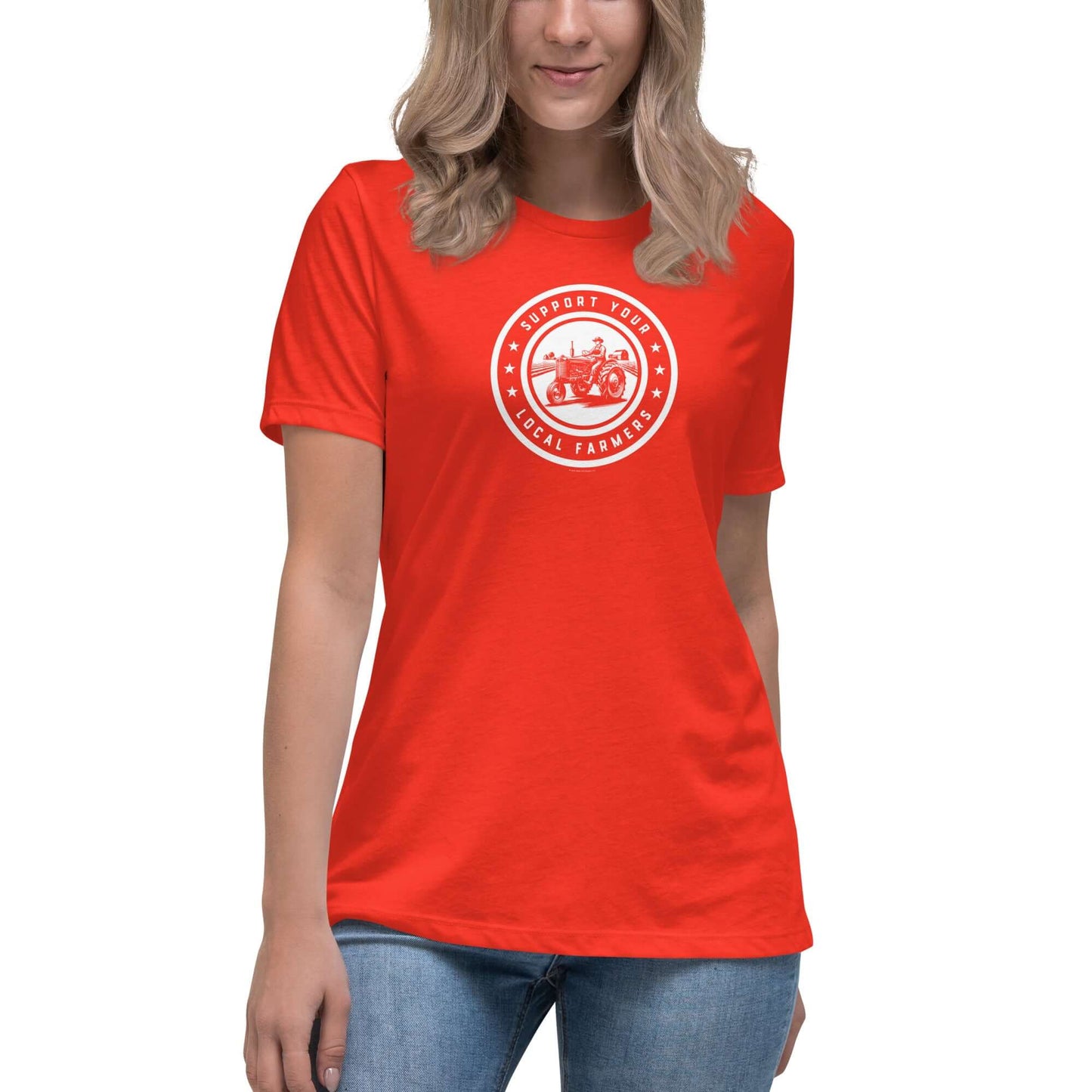 Support Your Local Farmers Womens T-Shirt – Patriotic Conservative Tee - Rebel Park USA
