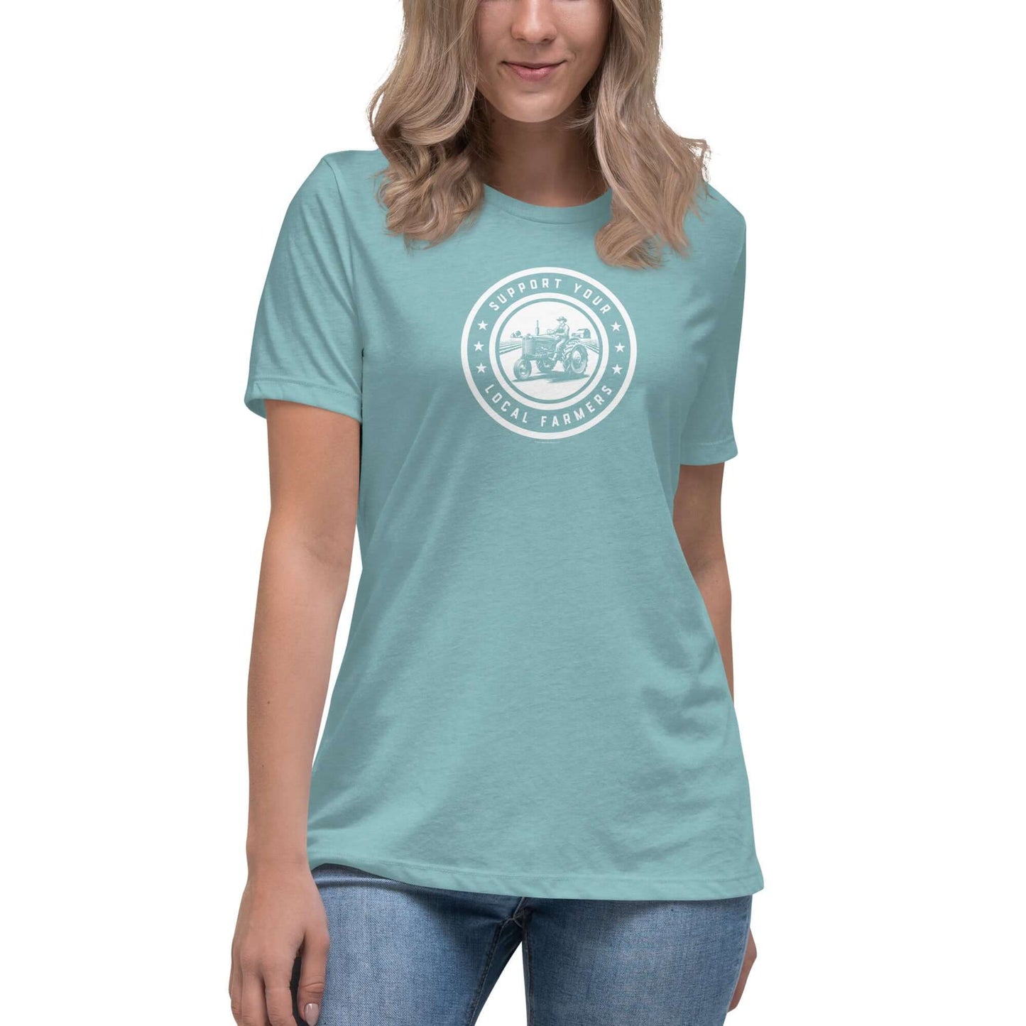 Support Your Local Farmers Womens T-Shirt – Patriotic Conservative Tee - Rebel Park USA