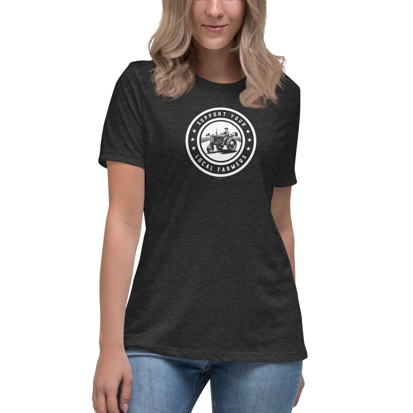 Support Your Local Farmers Womens T-Shirt – Patriotic Conservative Tee - Rebel Park USA