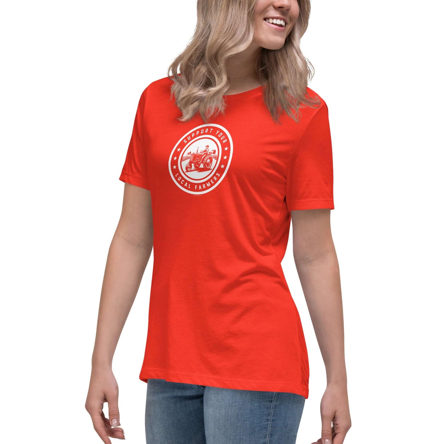Support Your Local Farmers Womens T-Shirt – Patriotic Conservative Tee - Rebel Park USA