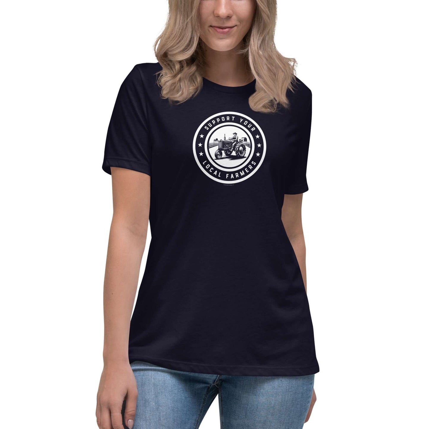 Support Your Local Farmers Womens T-Shirt – Patriotic Conservative Tee - Rebel Park USA