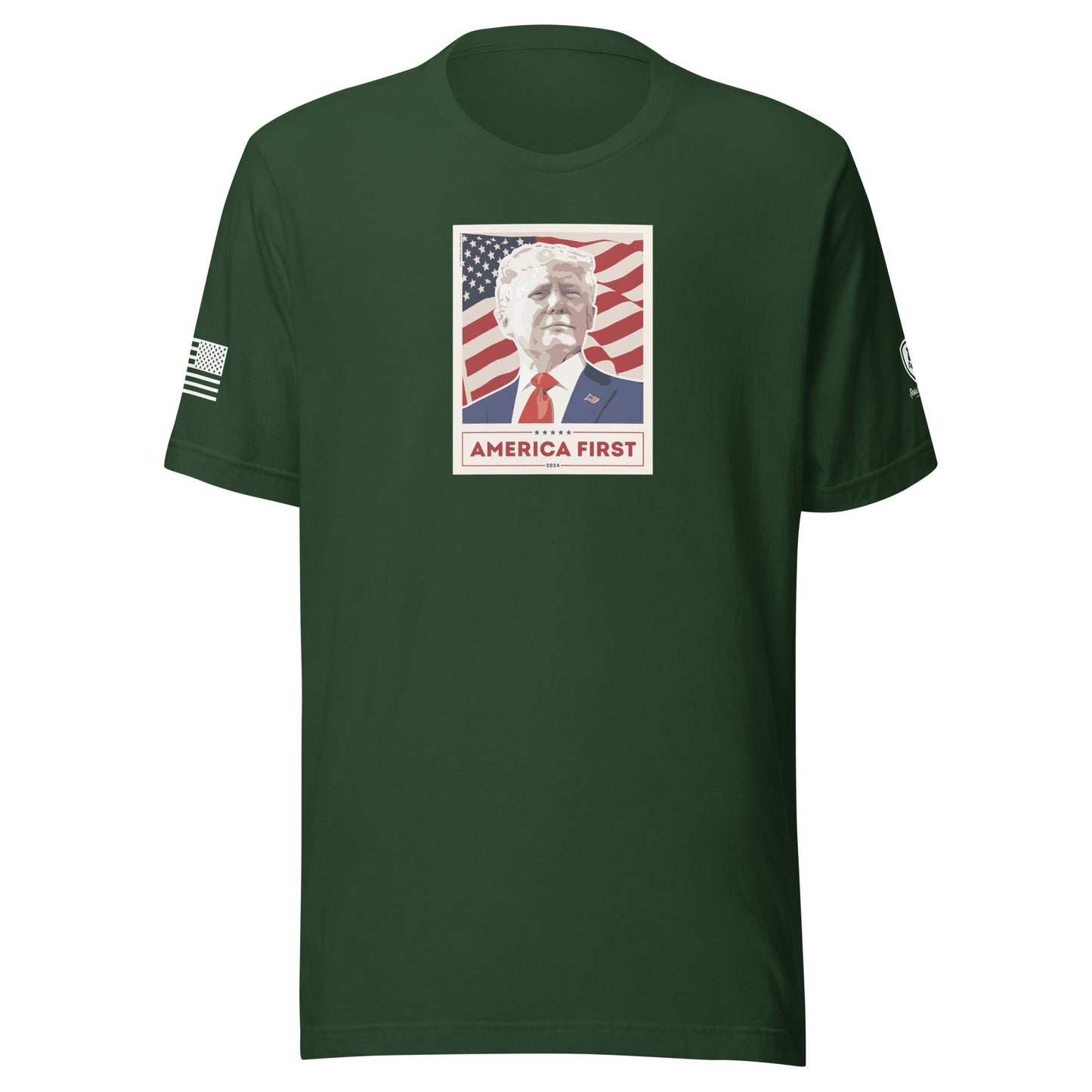 Trump Poster T-Shirt for Men – America - First T-Shirt – MAGA Tees - Rebel Park USA