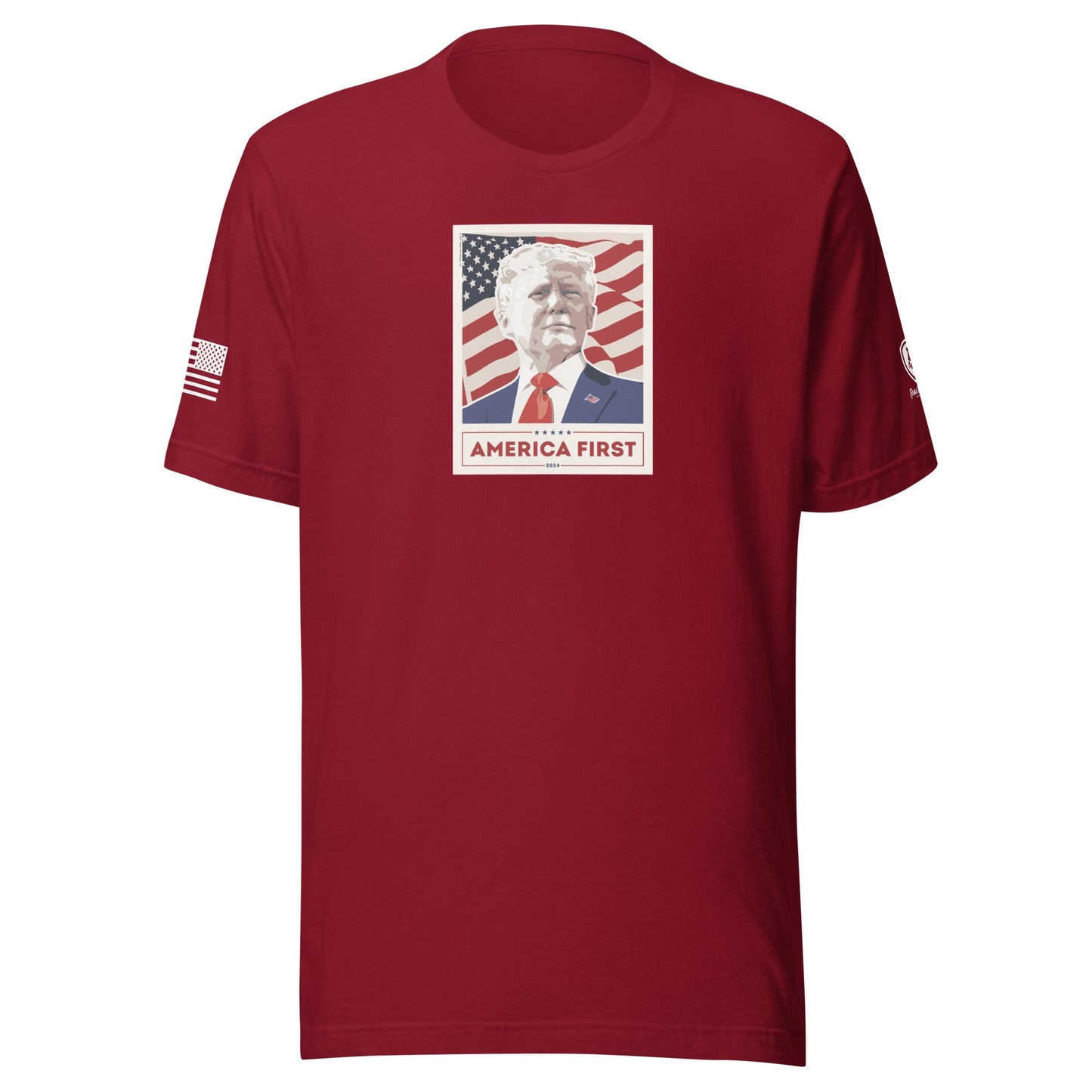 Trump Poster T-Shirt for Men – America - First T-Shirt – MAGA Tees - Rebel Park USA