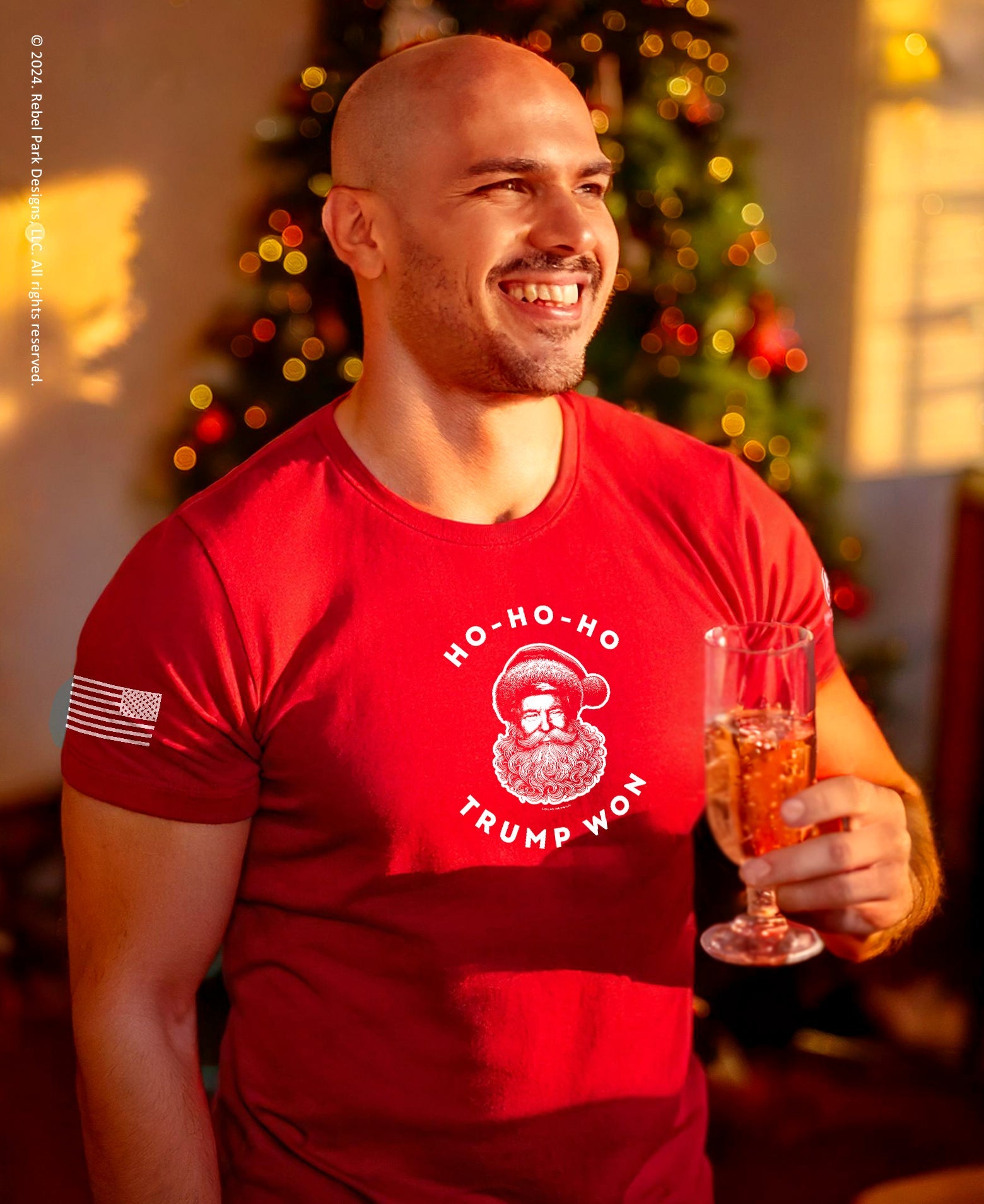 Trump Won T-Shirt – Patriotic Christmas T-Shirt for Men - Funny Tees - Rebel Park USA