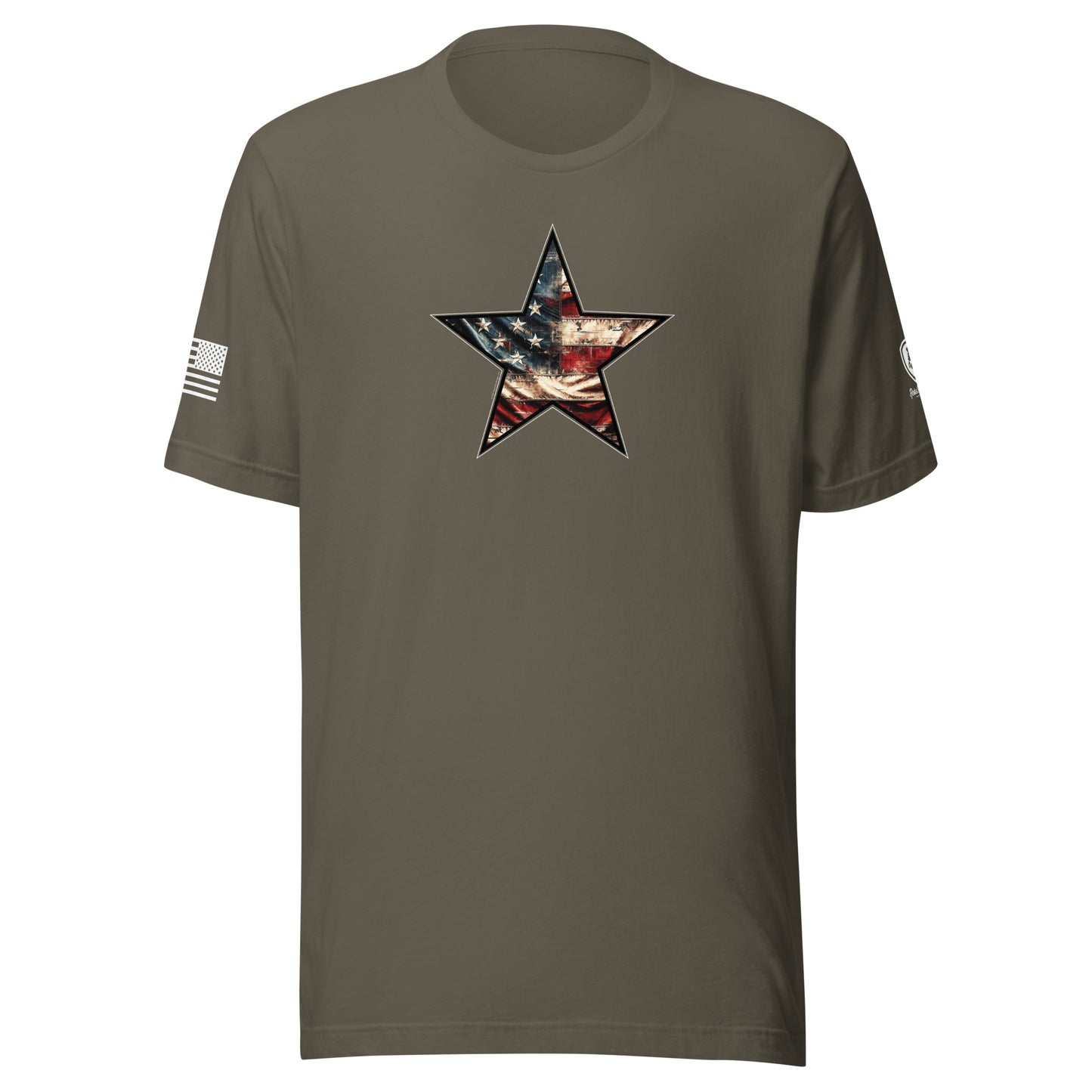 American Flag Star T-Shirt – Pro-USA Shirt for Men