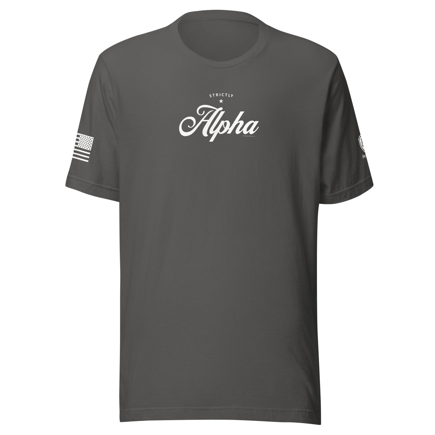 Men's Tees - Funny Conservative Tee - Strictly Alpha Tee