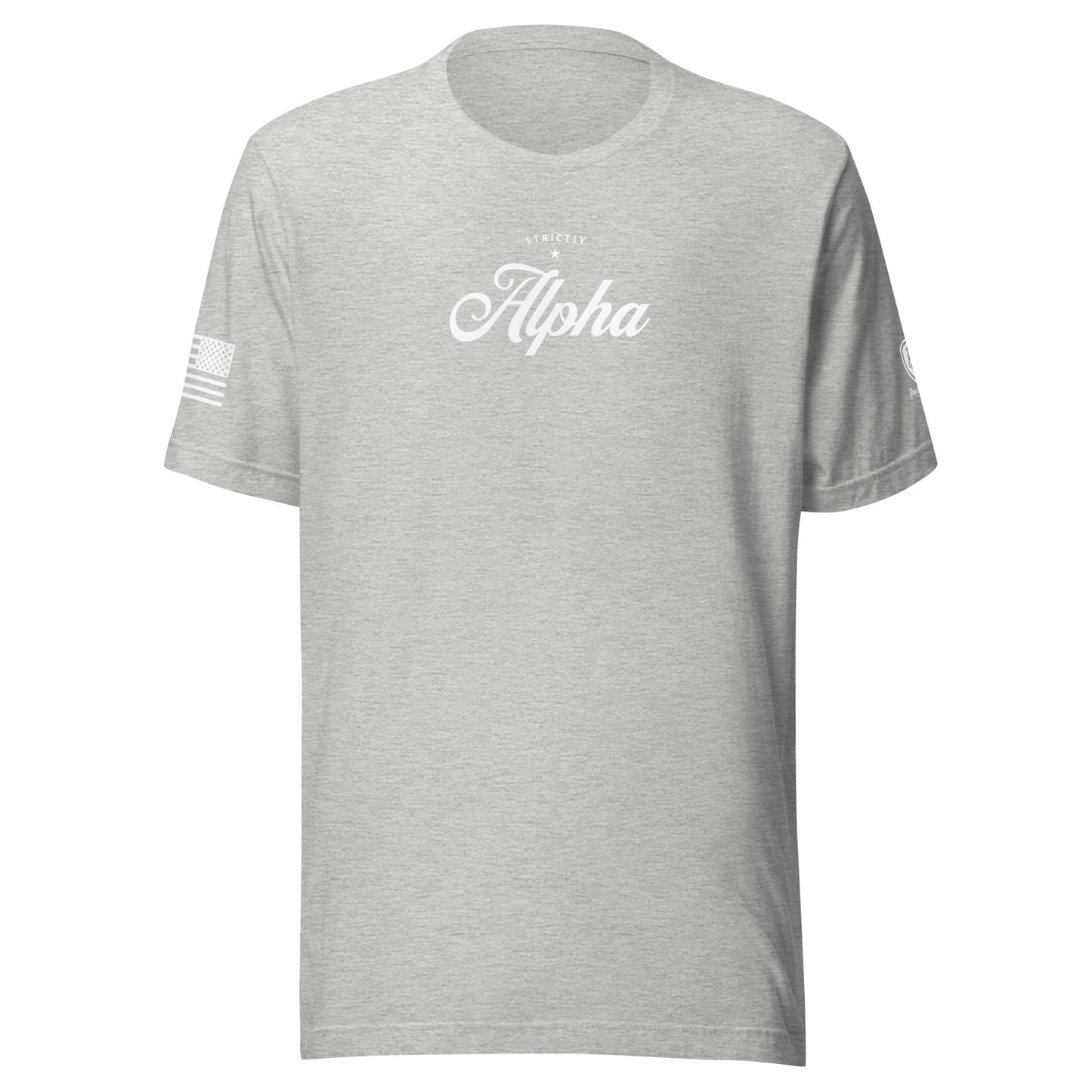 Men's Tees - Funny Conservative Tee - Strictly Alpha Tee